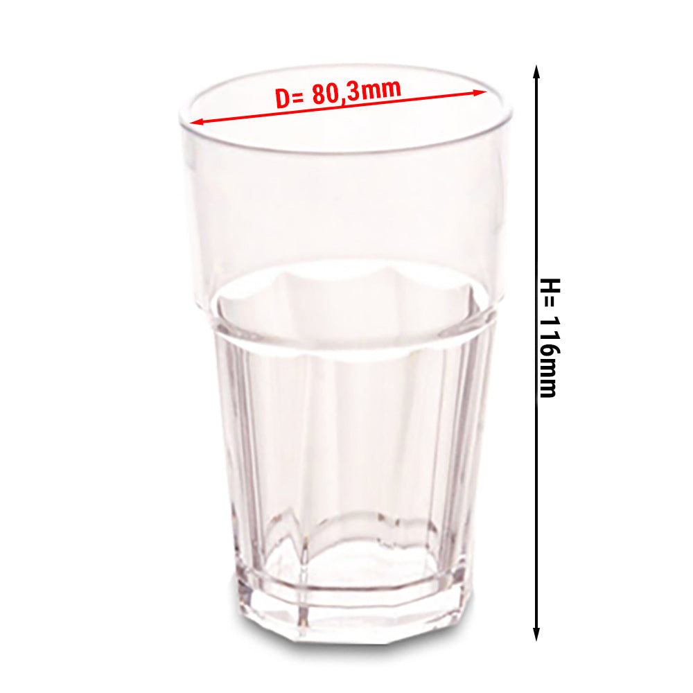Чаша от поликарбонат - 250 мл - 50 броя