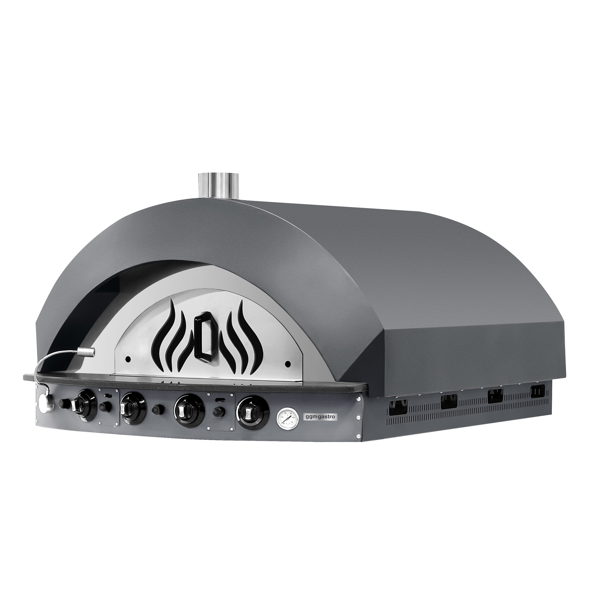 Gas pizza oven - Anthracite