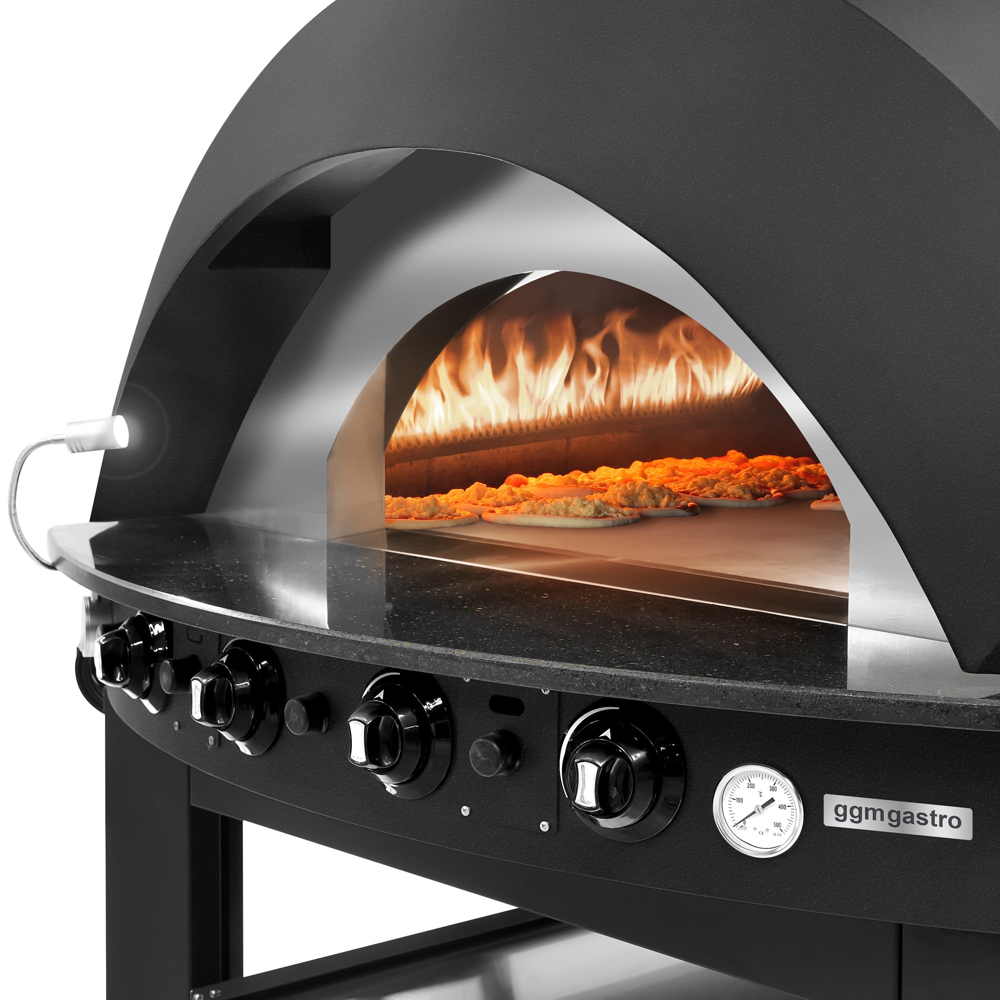 Gas pizza oven - Color Black