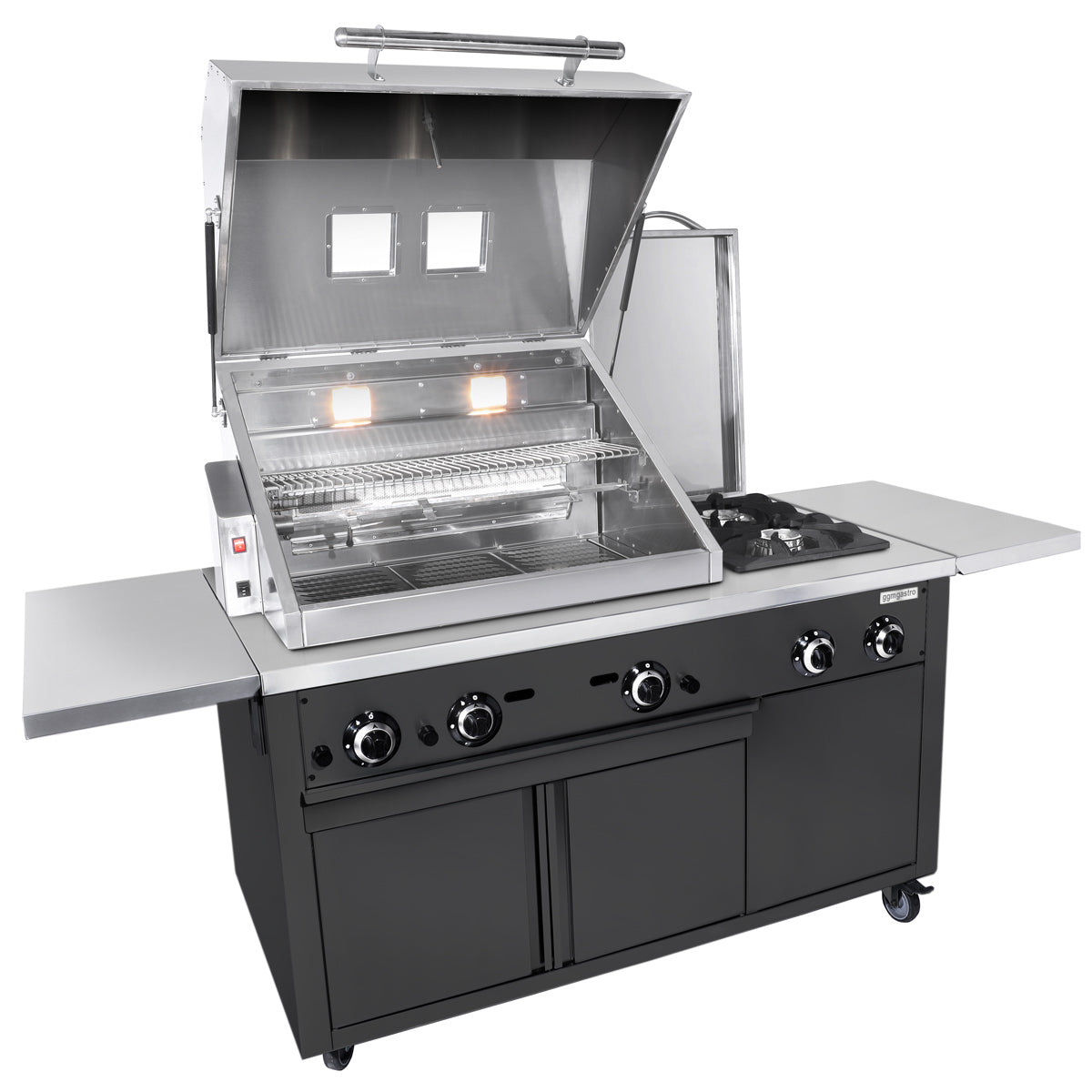 Grill Station - Professional BBQ Kitchen - Black