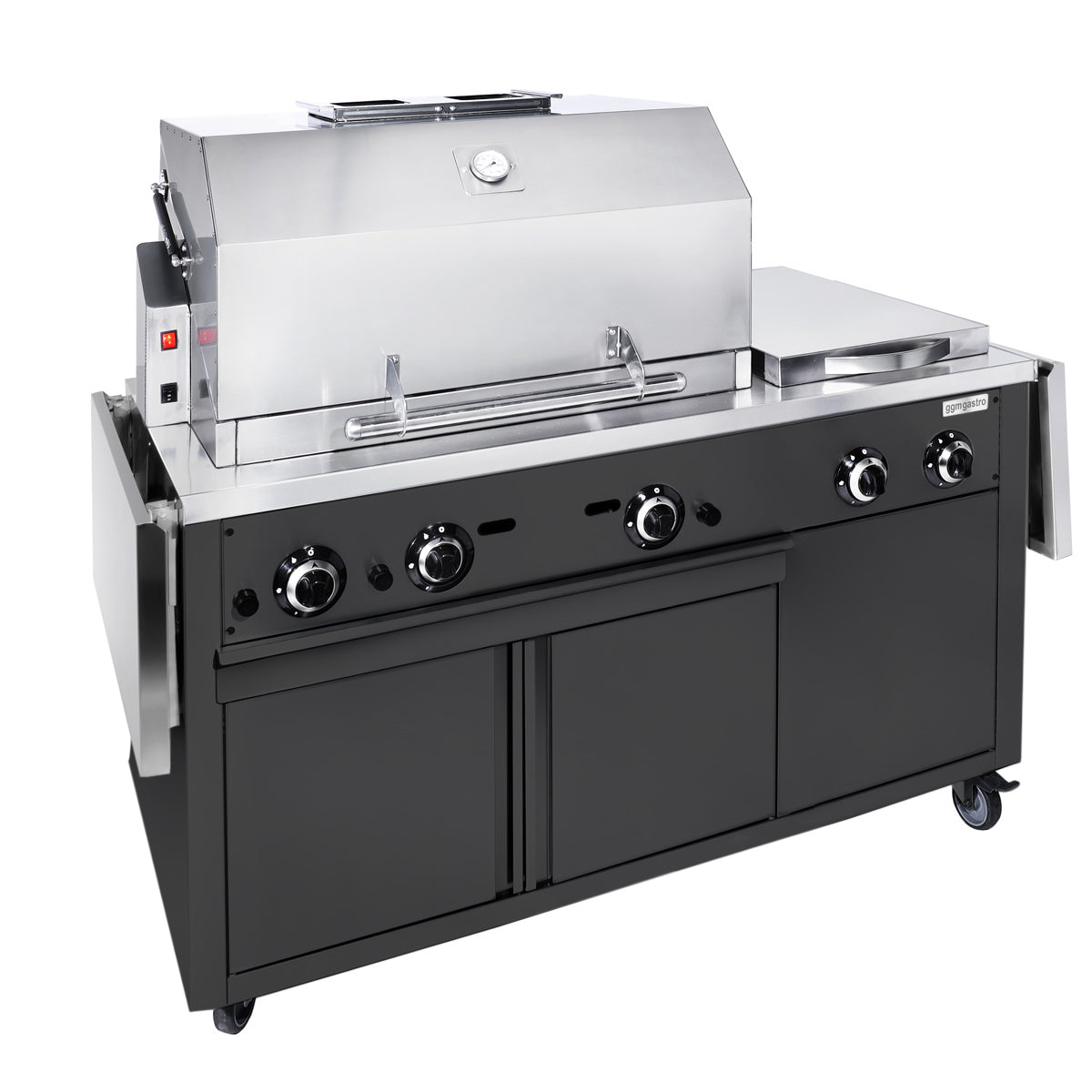 Grill Station - Professional BBQ Kitchen - Black