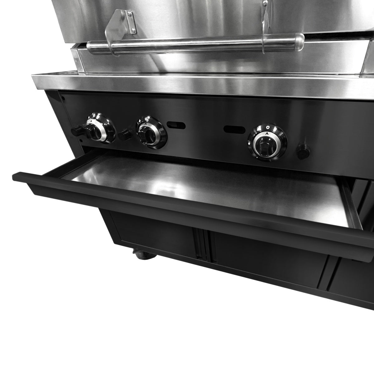 Grill Station - Professional BBQ Kitchen - Black