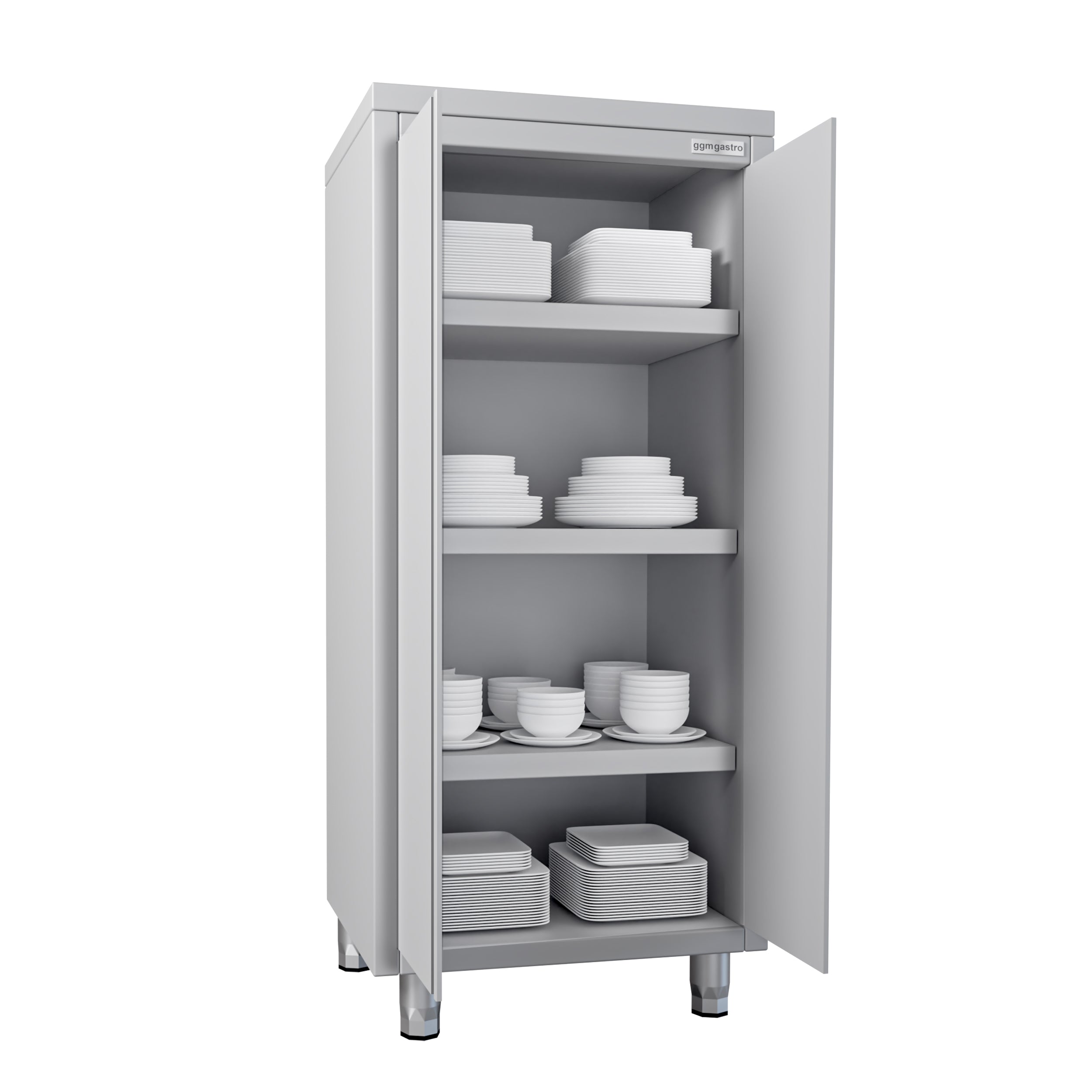 ECO dish cabinet - 0.8 m - with 2 hinged doors - height: 1.8 m