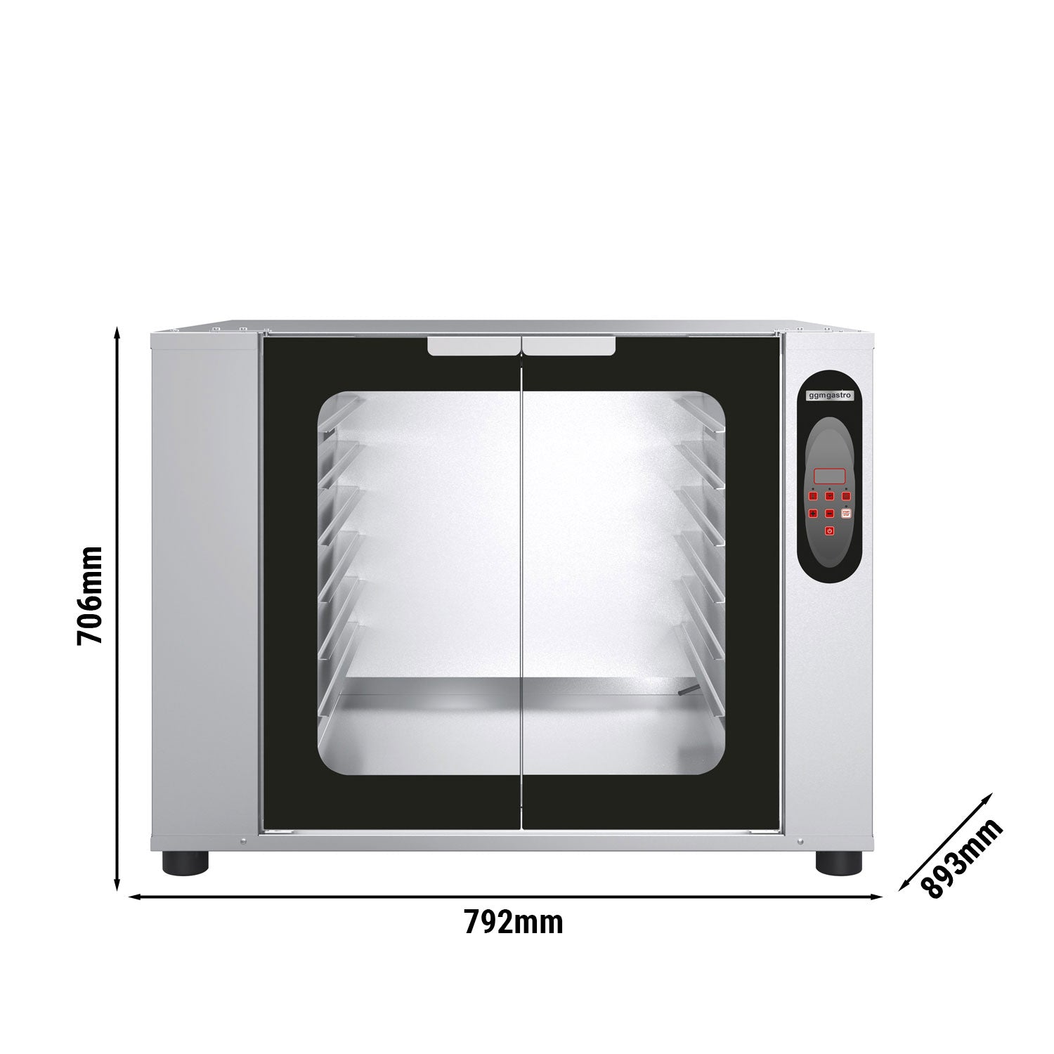 Convectomat - Digital - 12x EN 60x40 or 12x GN 1/1