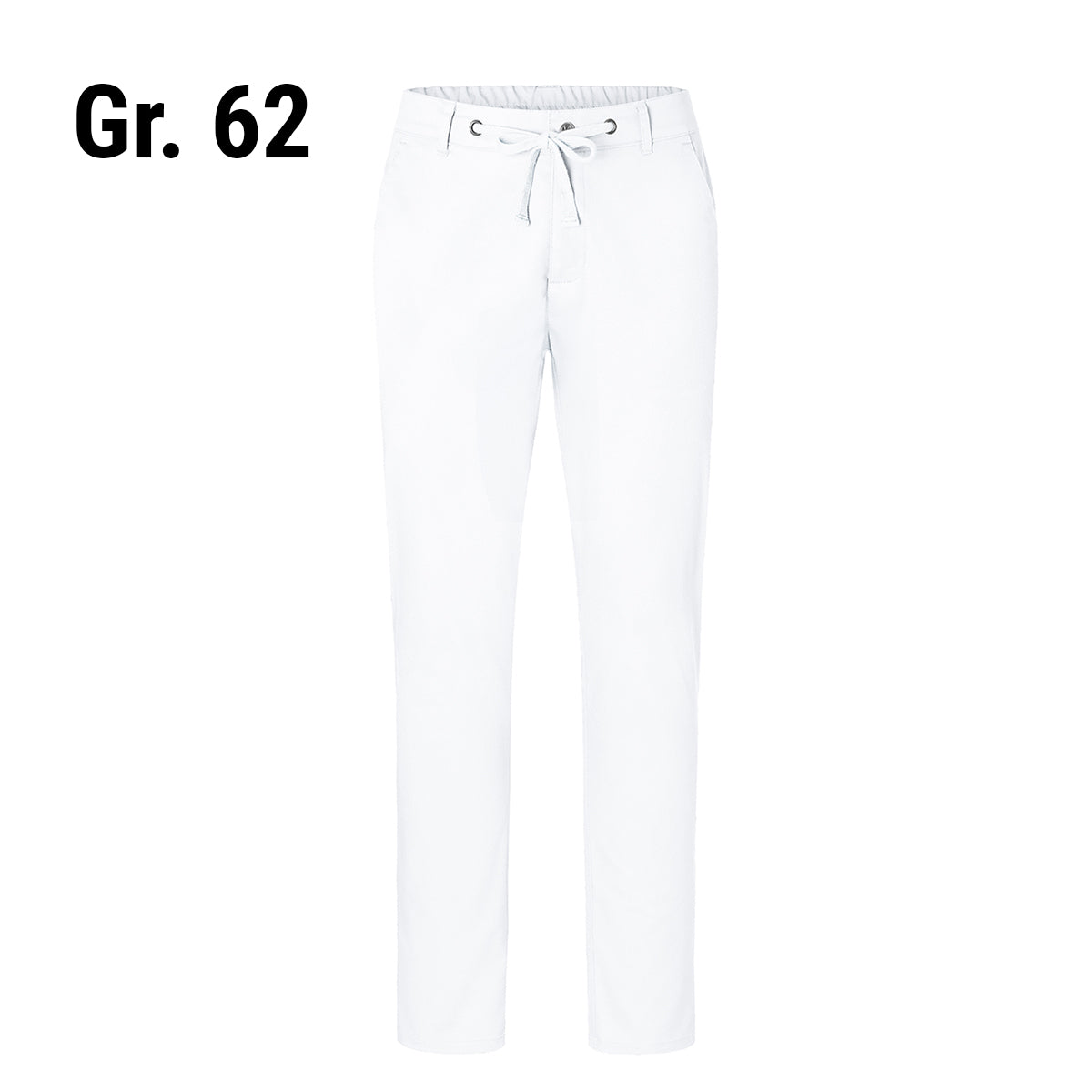 (6 pcs.) Karlowsky - Men's Modern Stretch Pants - White - Size: 62