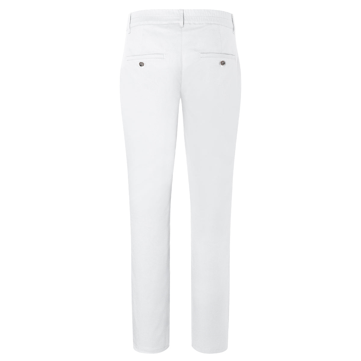 (6 pieces) Karlowsky - men's trousers modern-stretch - white - size: 46