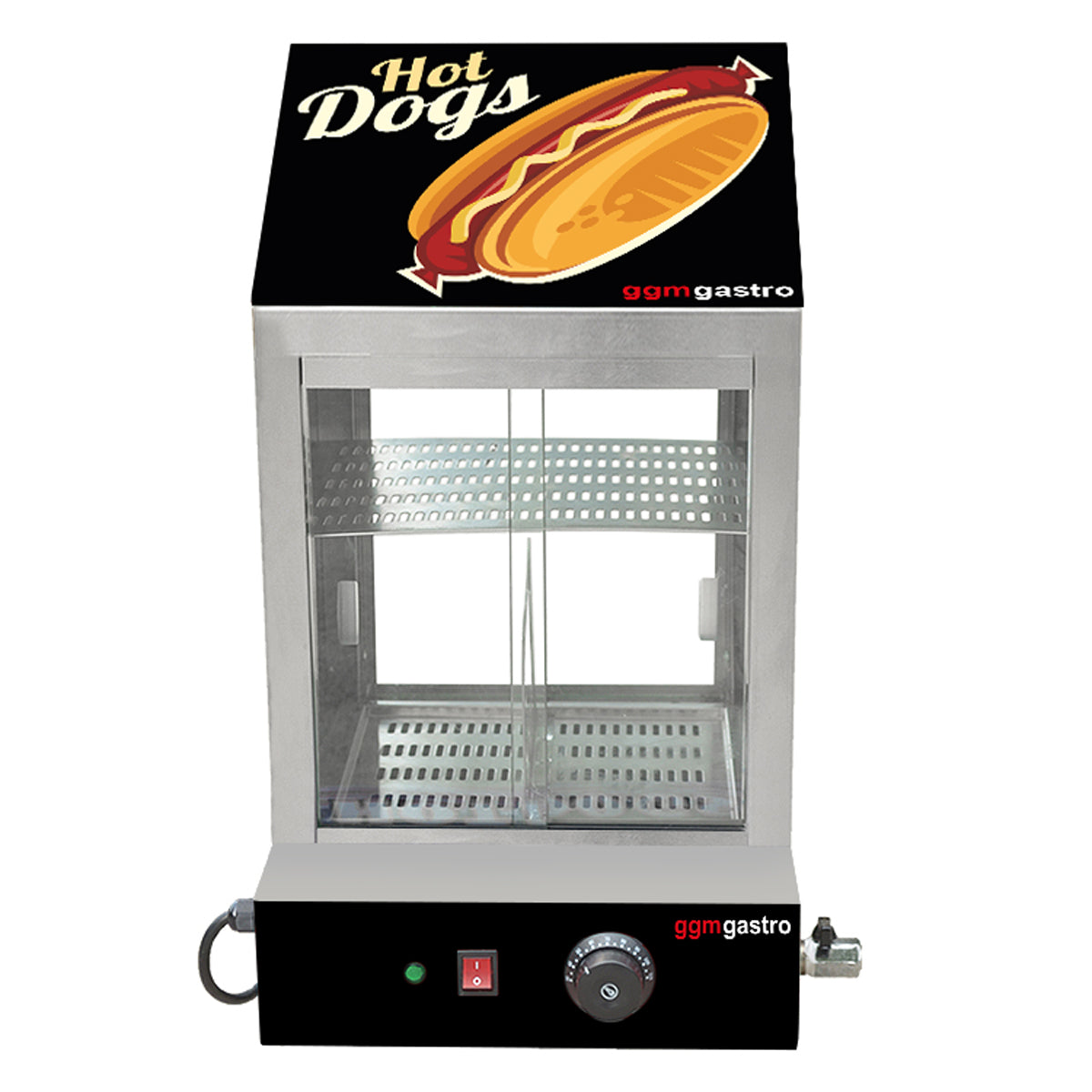 (EXAMPLE) Hot dog display case