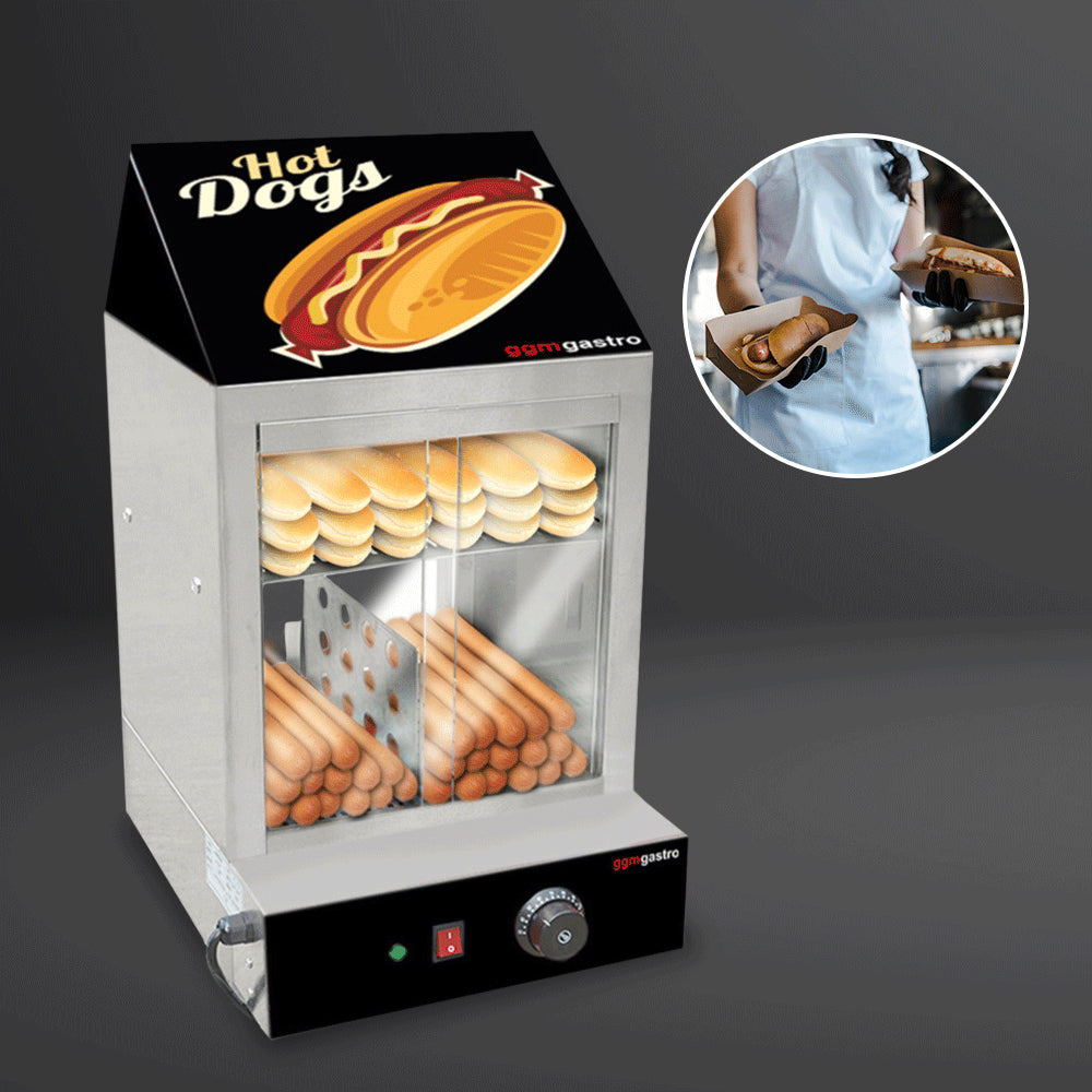 (EXAMPLE) Hot dog display case