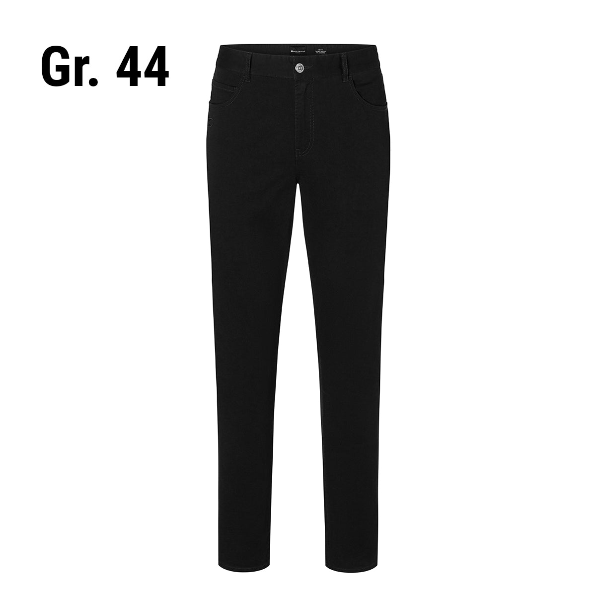 (6 pieces) Karlowsky - men's 5-pocket trousers - black - size: 44