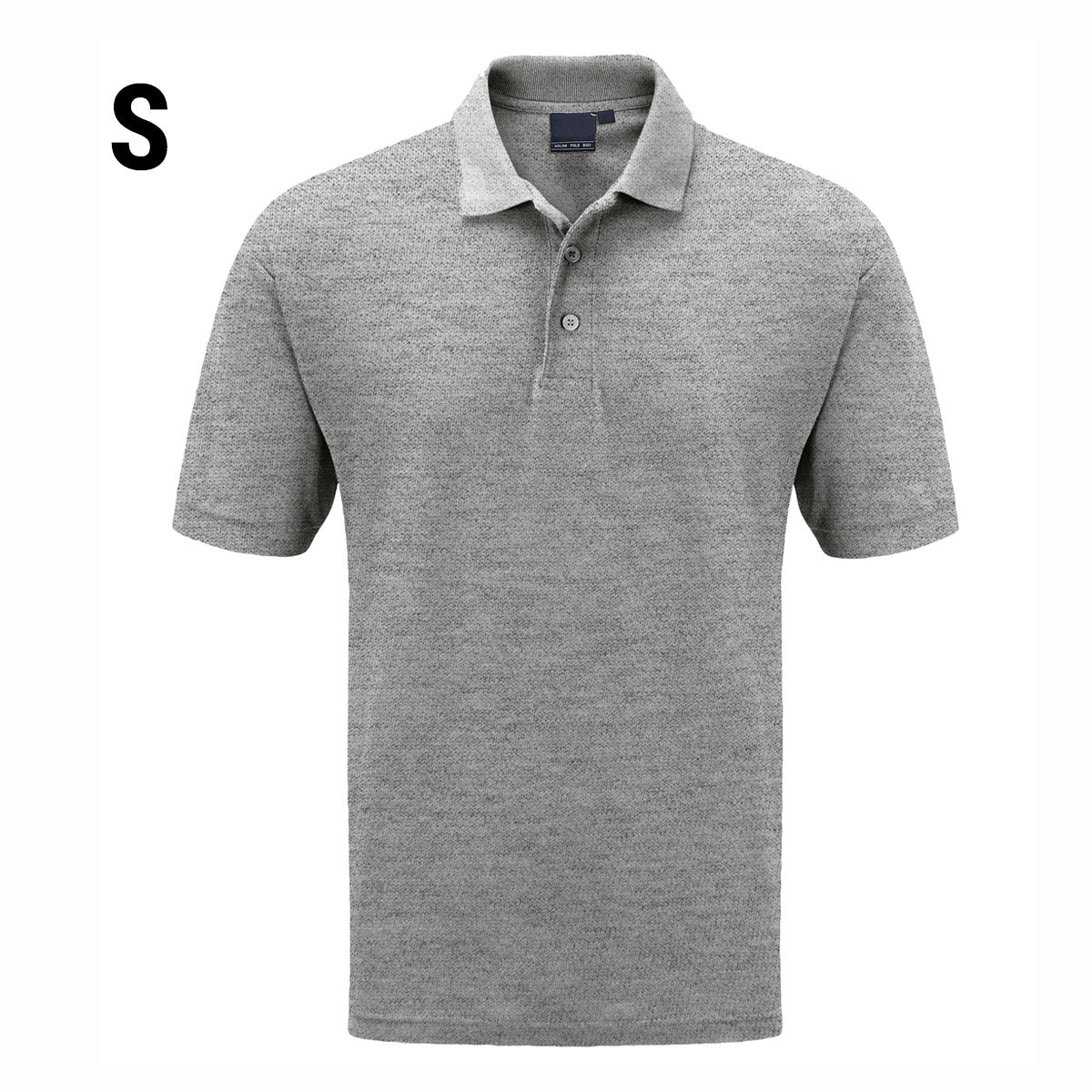 (5 pieces) Men's polo shirt - Metal Gray - Size: S