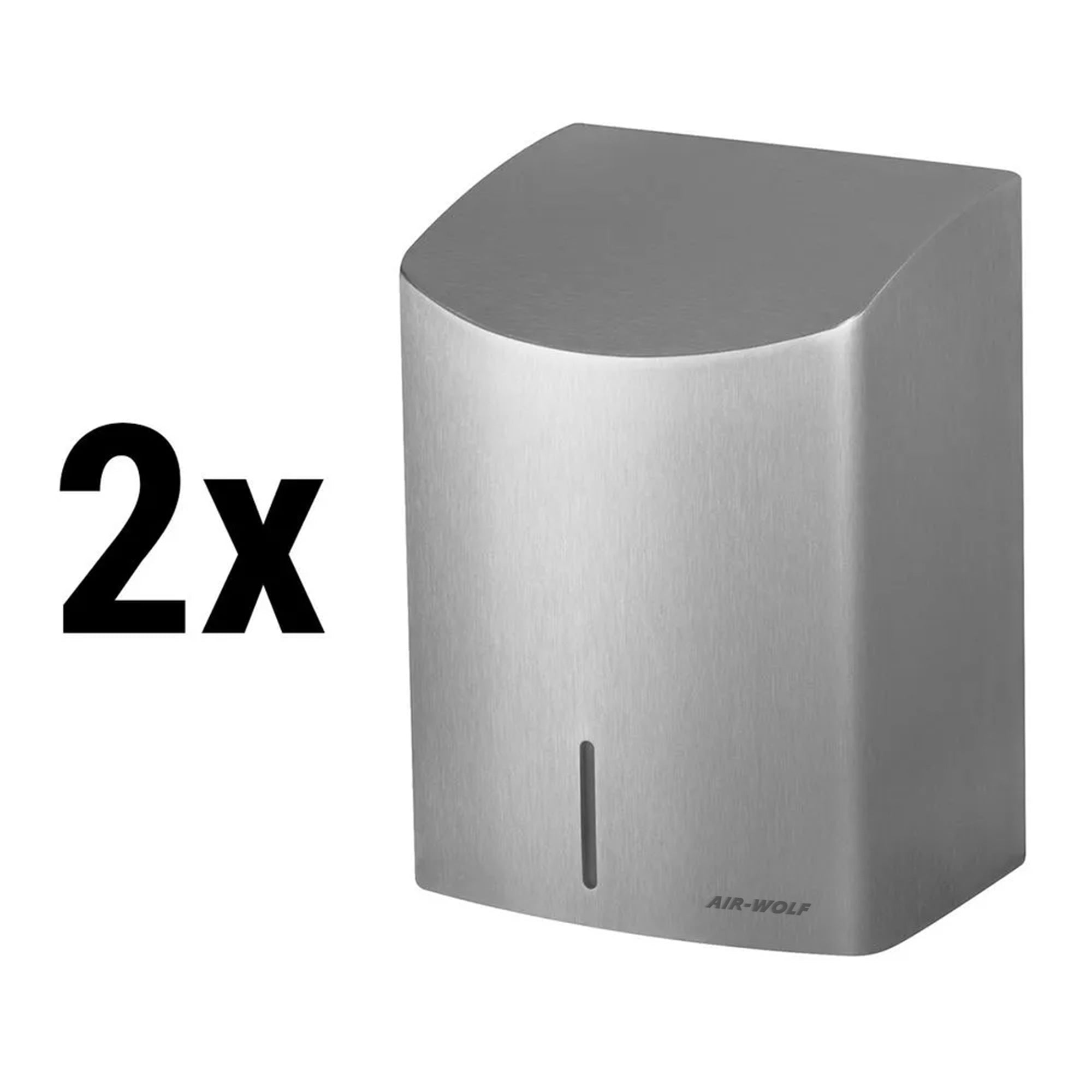 (2 pieces) AIR-WOLF - hand dryer - drying time: 10-15 seconds