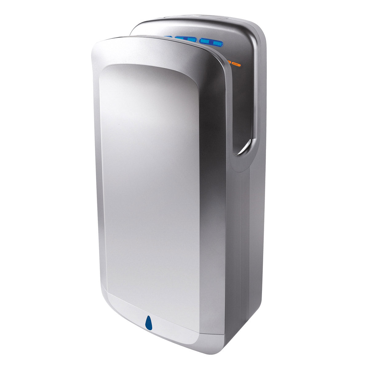 (2 pieces) hand dryer with filter - stainless steel