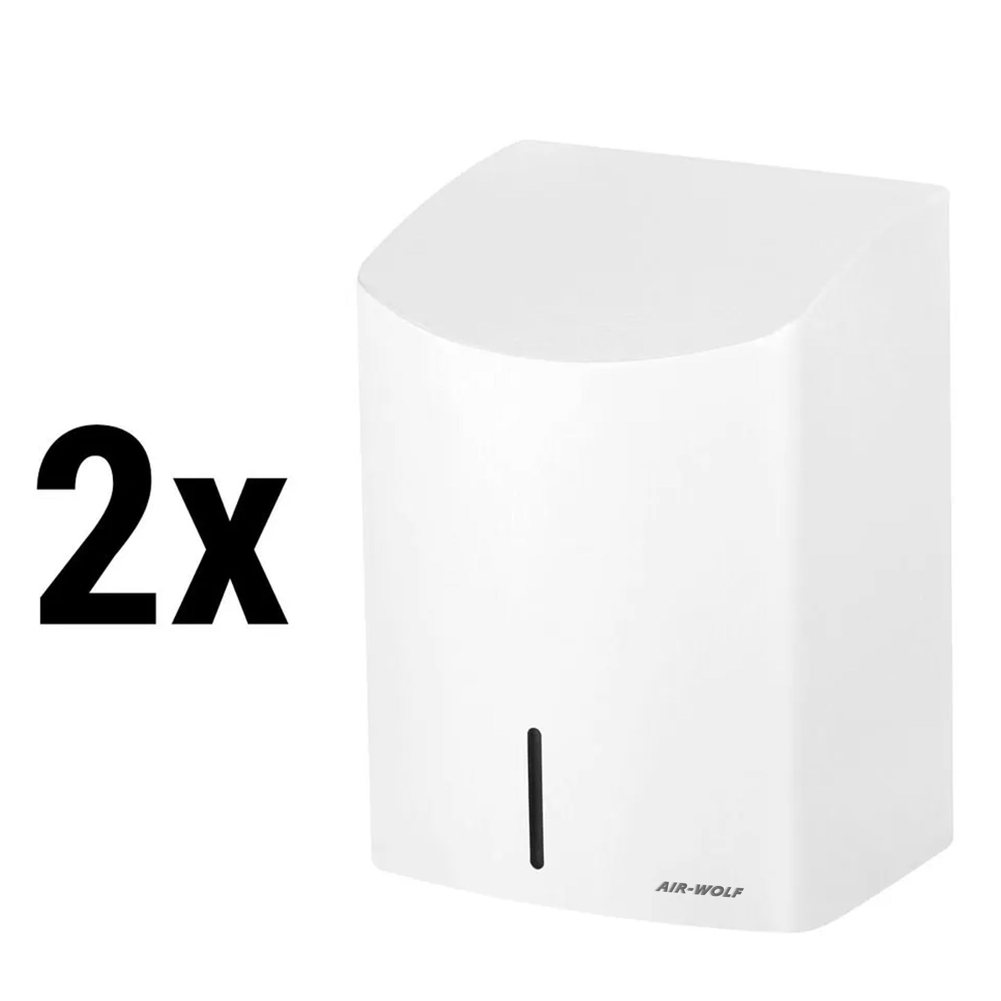 (2 pieces) AIR-WOLF - hand dryer - drying time: 10-15 seconds