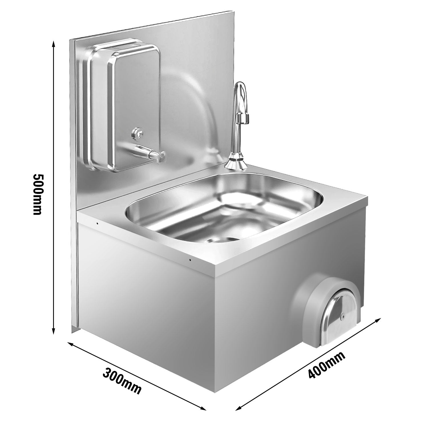 Stainless steel hand basin