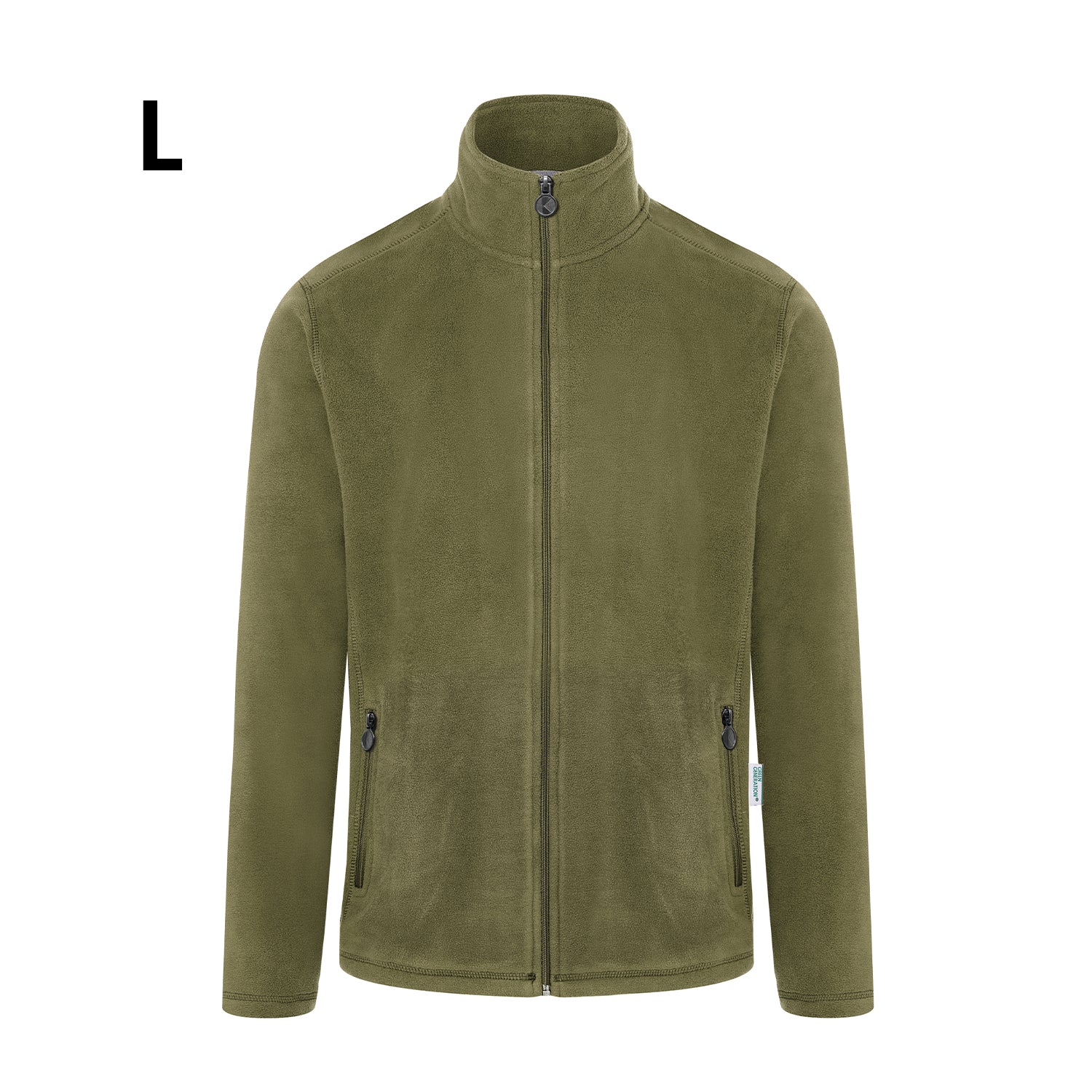 KARLOWSKY | Men's Workwear Fleece Jacket - Moss Green - Size: L