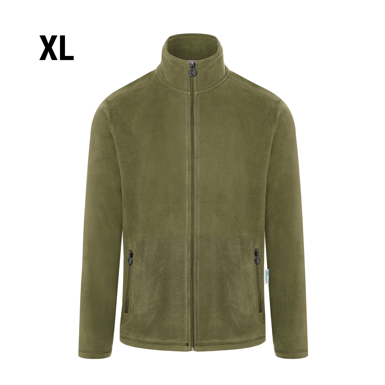 KARLOWSKY | Men's Workwear Fleece Jacket - Moss Green - Size: XL