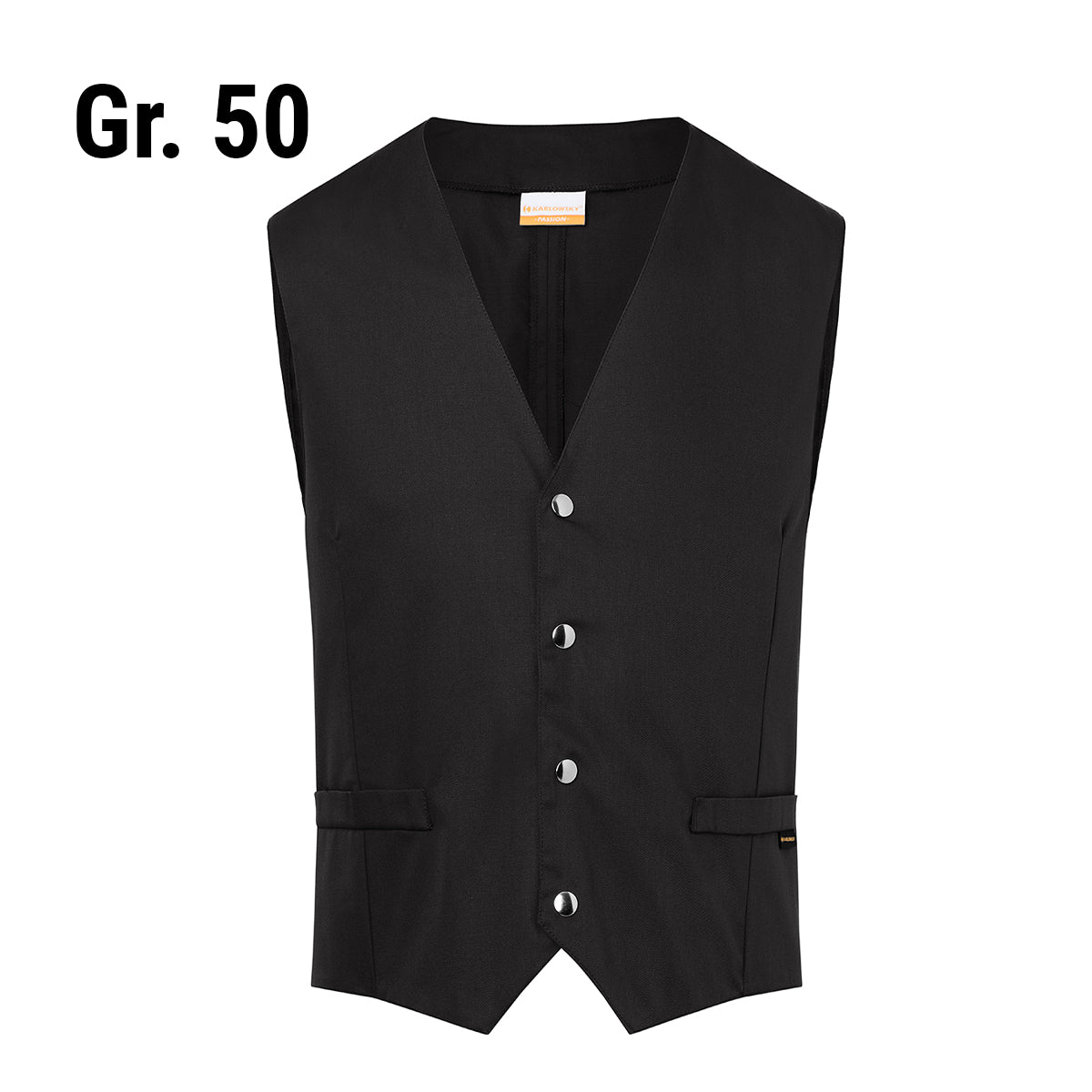 (6 pieces) Karlowsky - Men's Kai Vest - Black - Size: 50