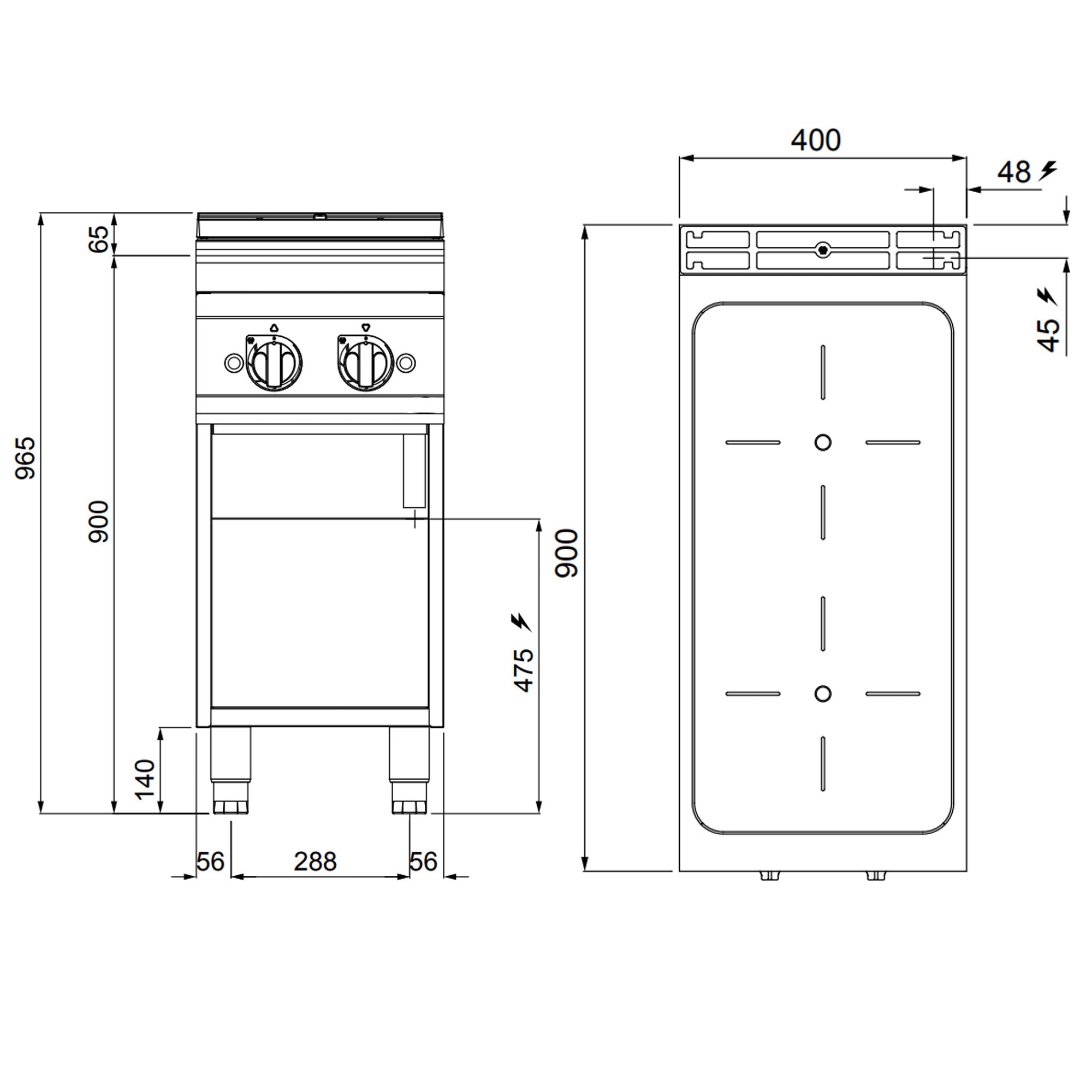 2х индукционни котлони (10 kW)