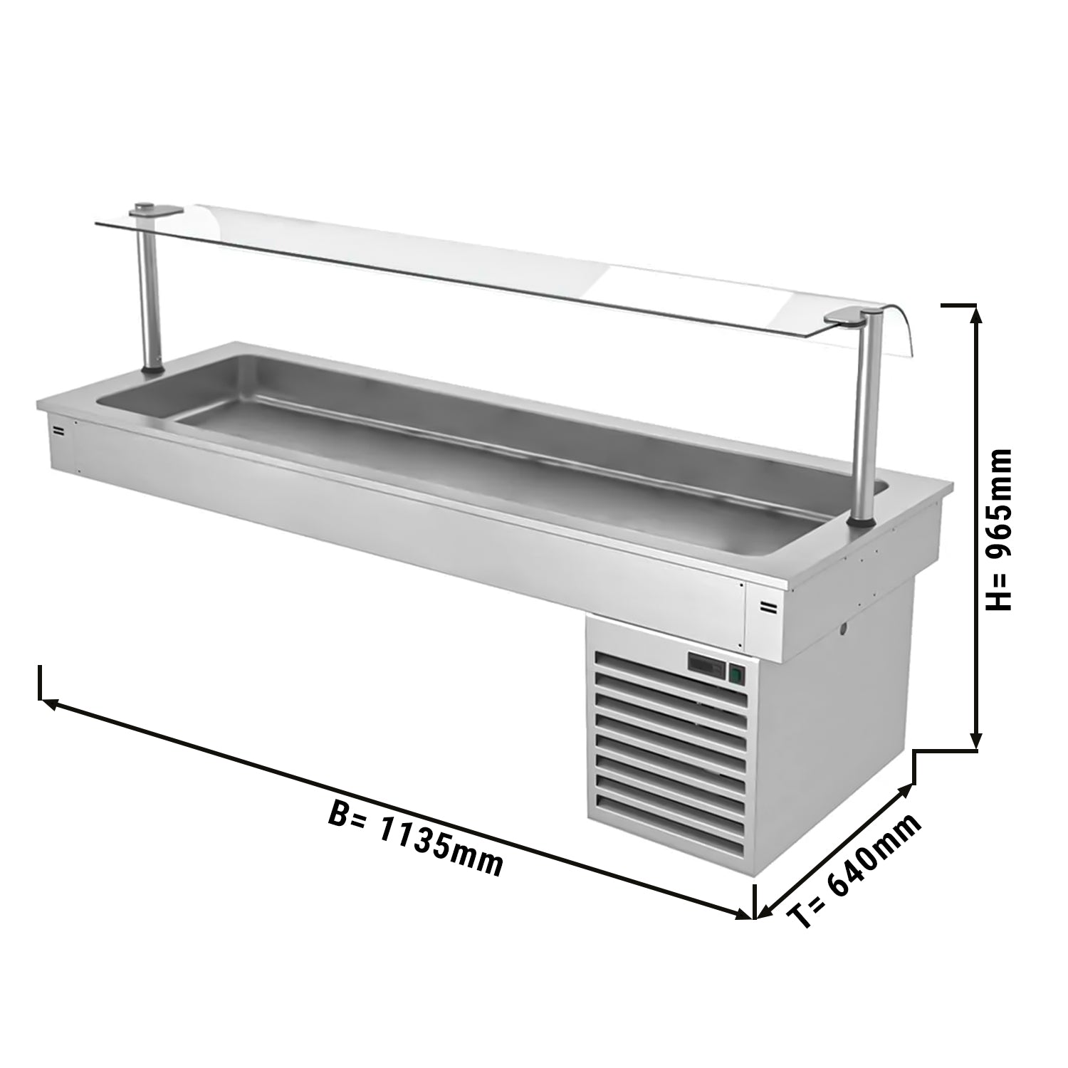 Built-in refrigerator 1.1 m - B series