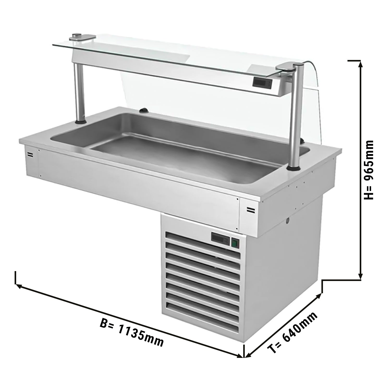 Built-in refrigerator 1.1 m - C series