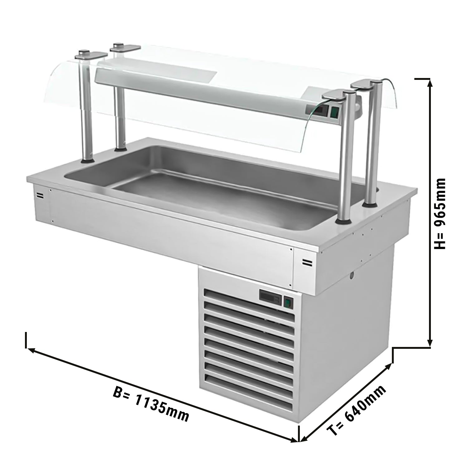 Built-in refrigerator 1.1 m - D series