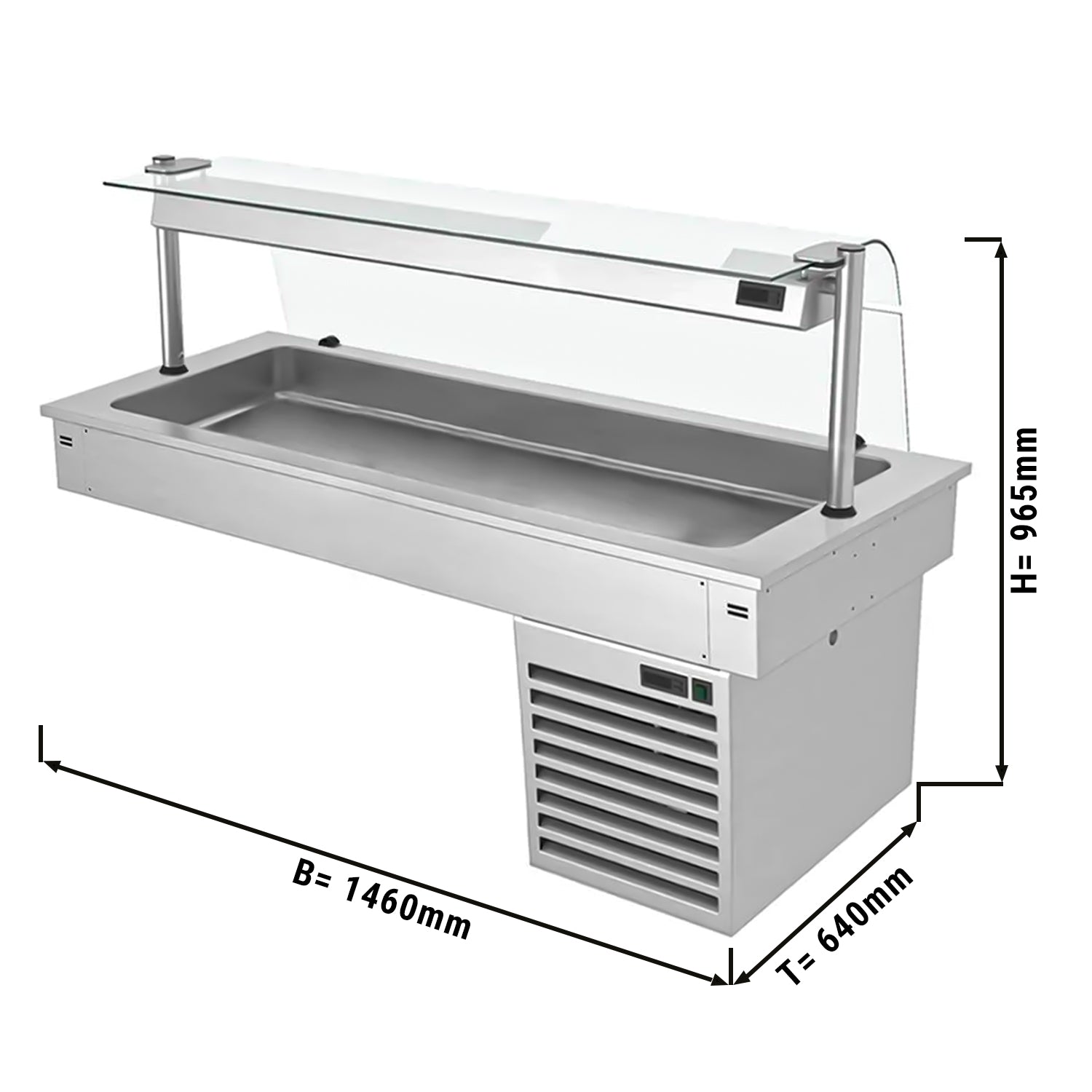 Built-in refrigerator 1.5 m - C series