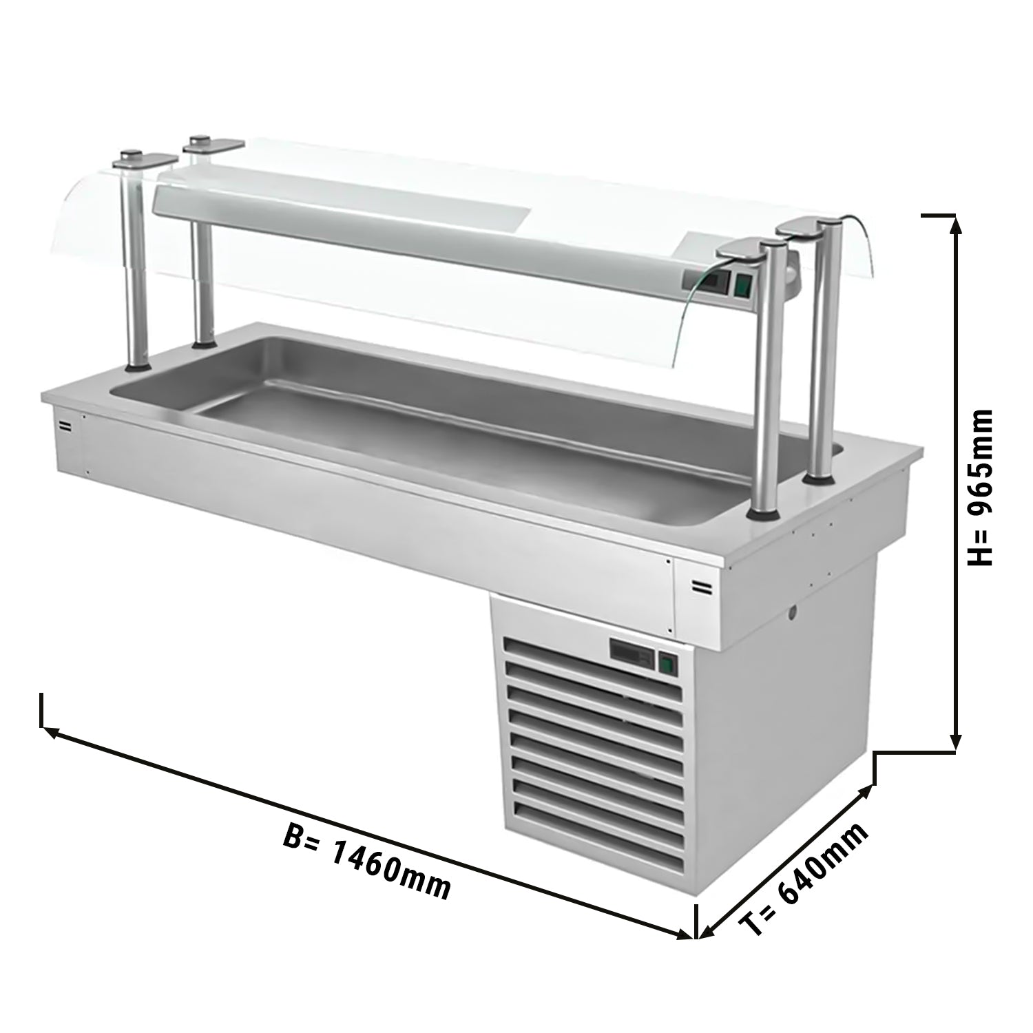 Built-in refrigerator 1.5 m - D series