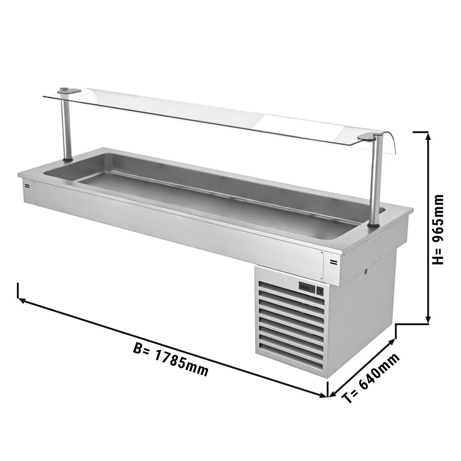 Built-in refrigerator 1.8 m - B series