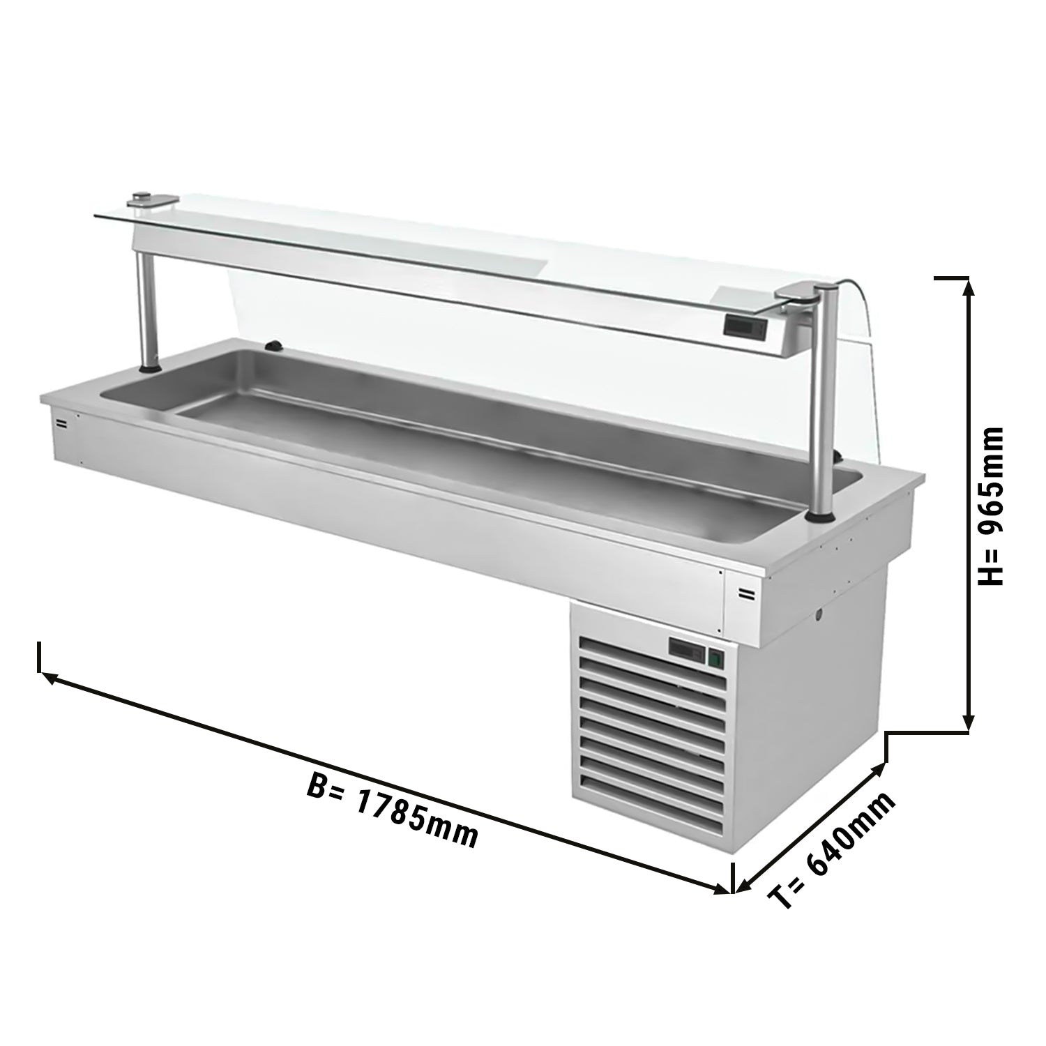 Built-in refrigerator 1.8 m - C series