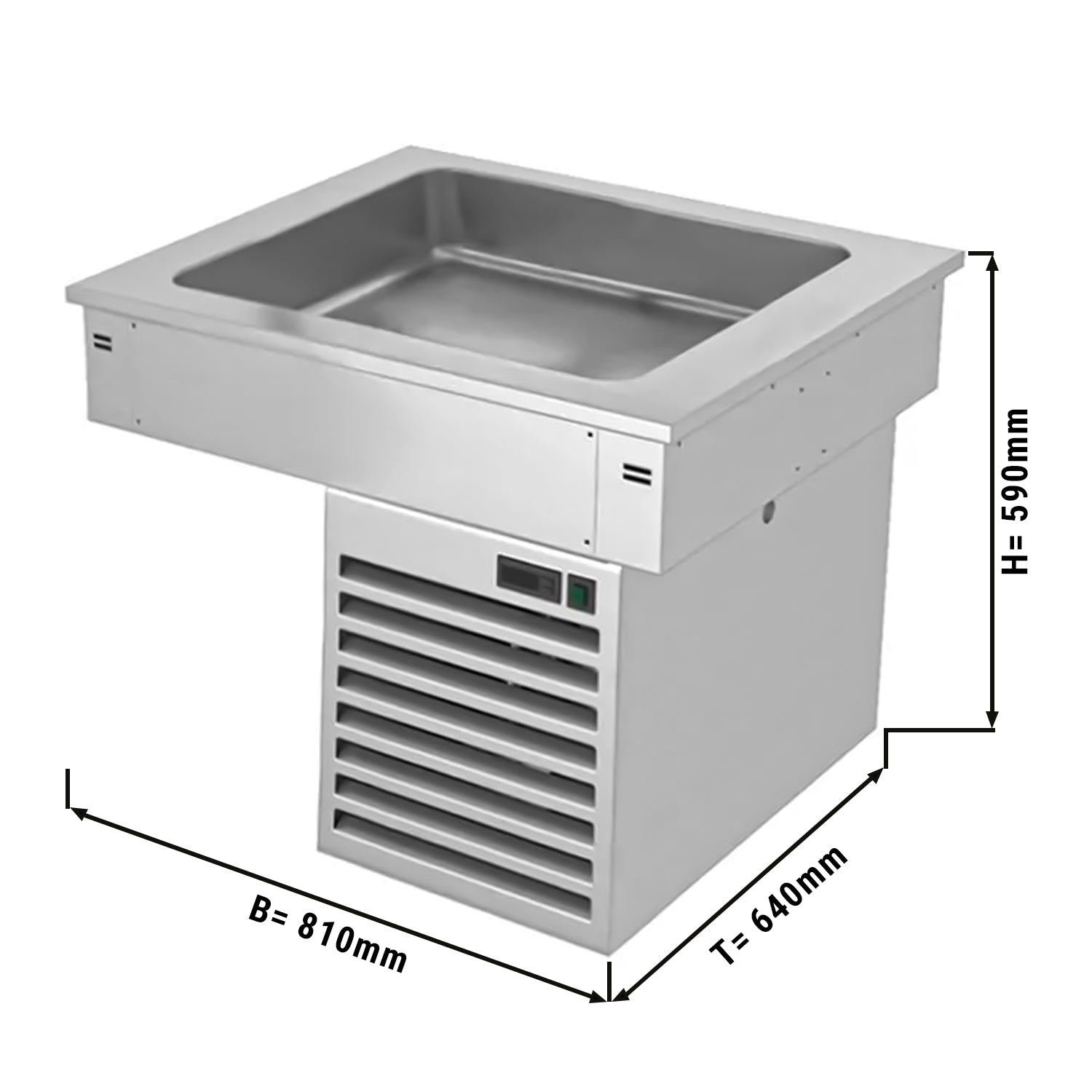 Built-in refrigerator 0.8 m - series A