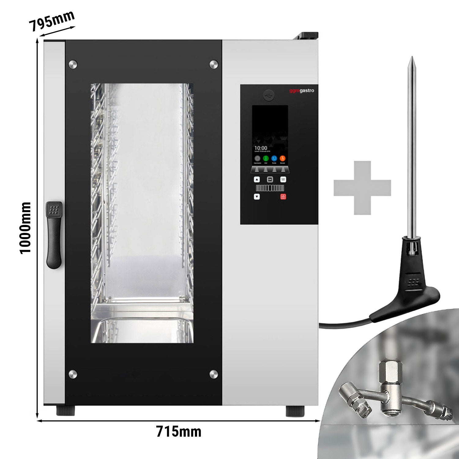 Конвектомат - Touch - 10x GN 1/1 - с БЕЗПЛАТНА система за автоматично измиване