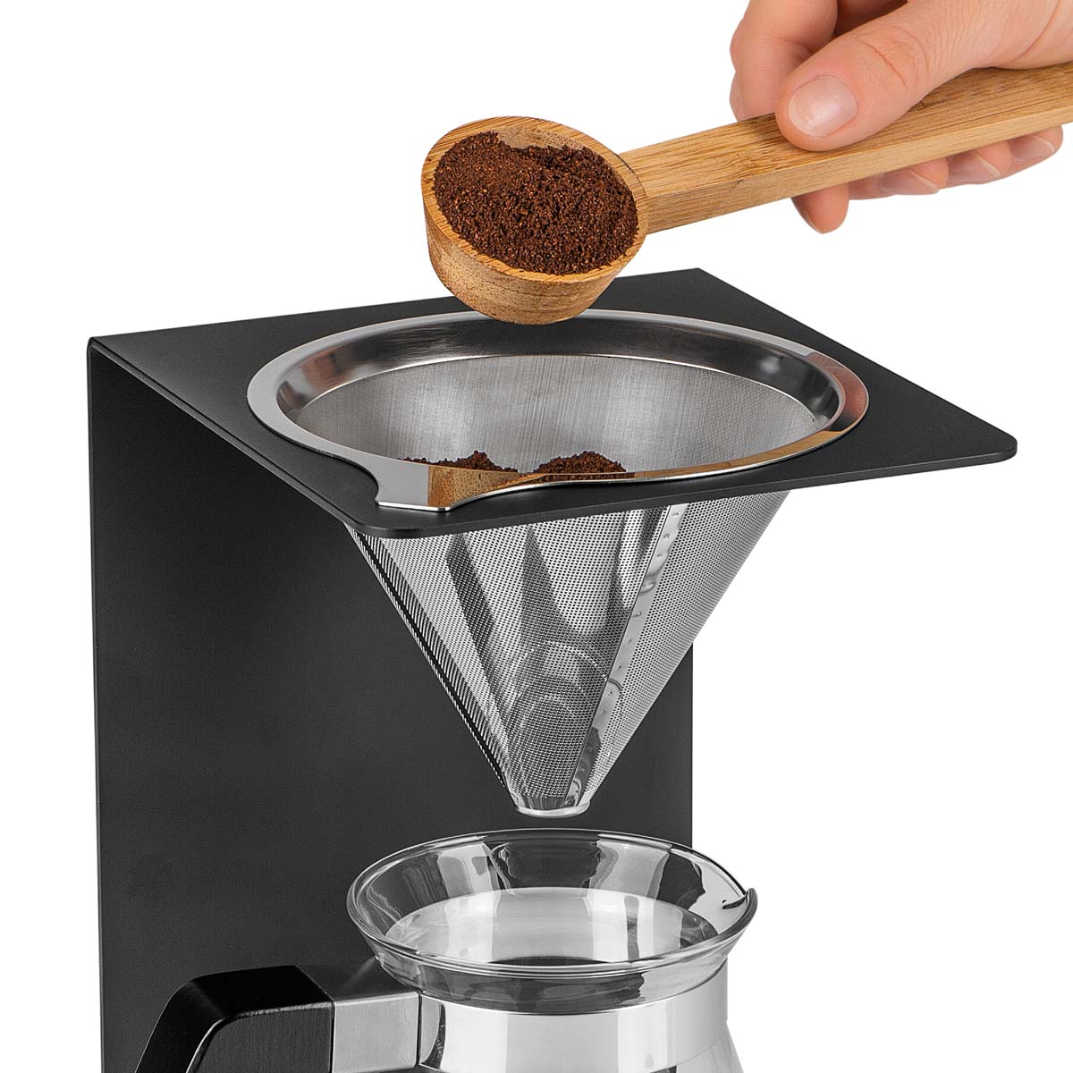 BEEM coffee machine set for oven in Concrete - 0.5 liter