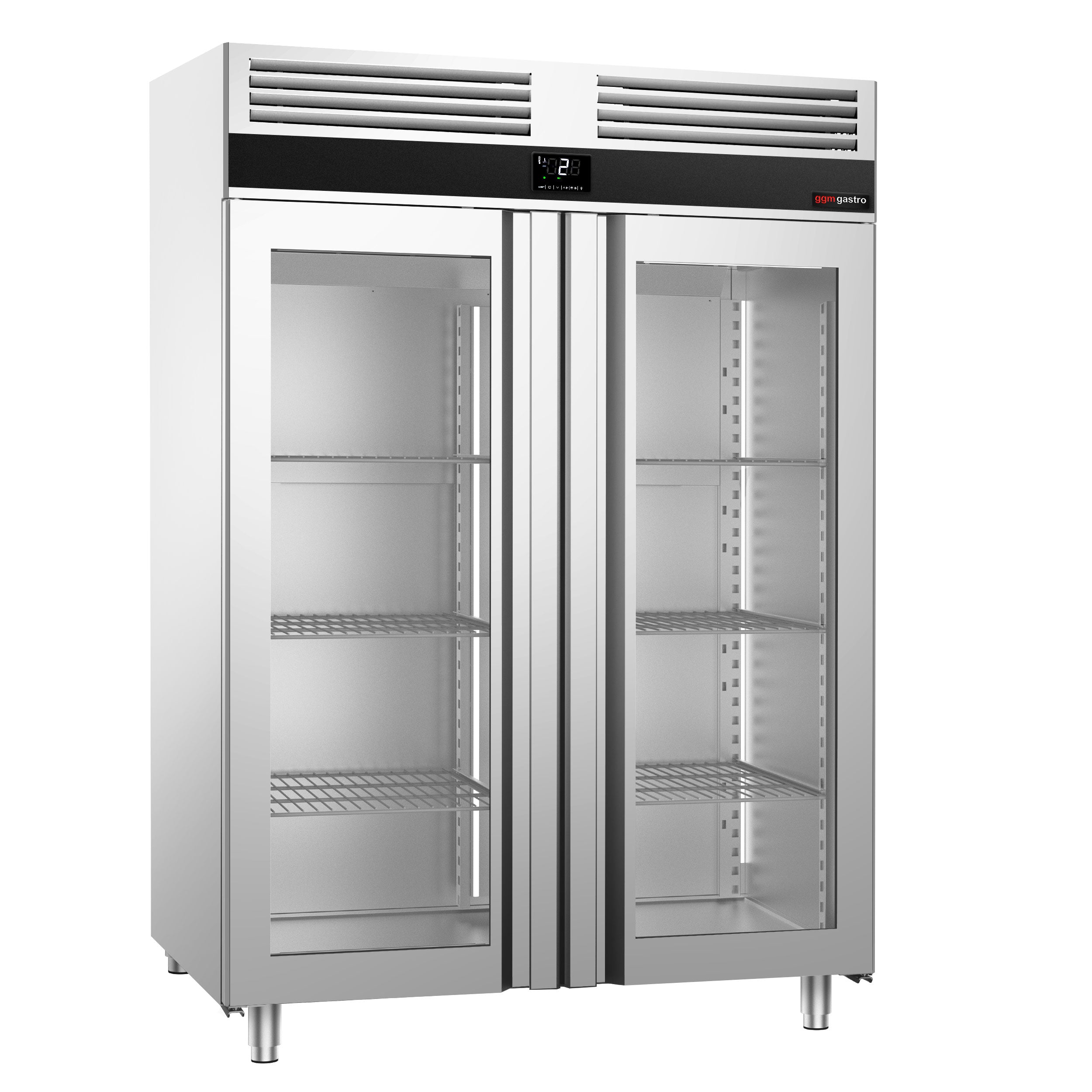Хладилник - 1,4 х 0,81 м - с 2 стъклени врати