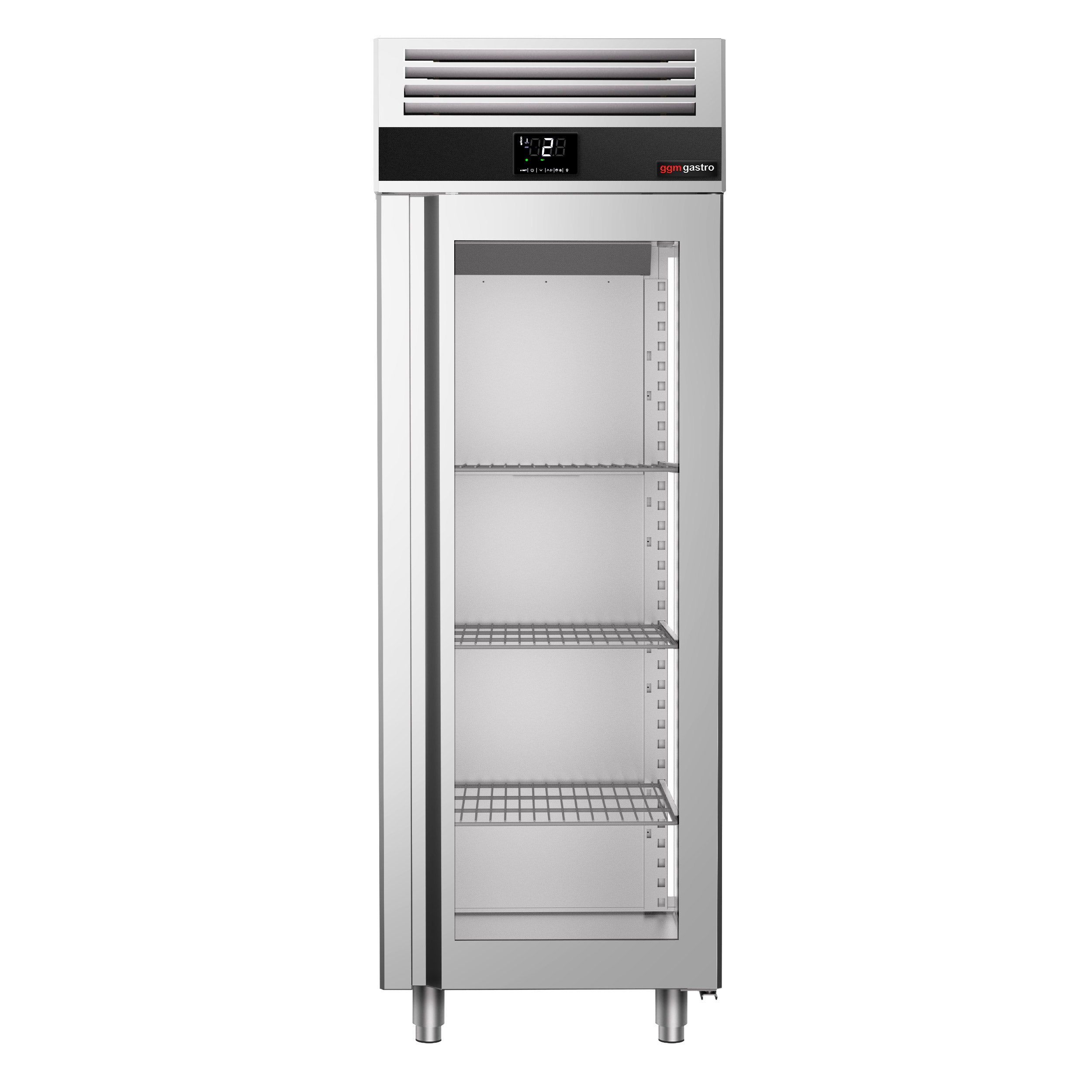 Refrigerator - 0.7 x 0.81 m - with 1 glass door