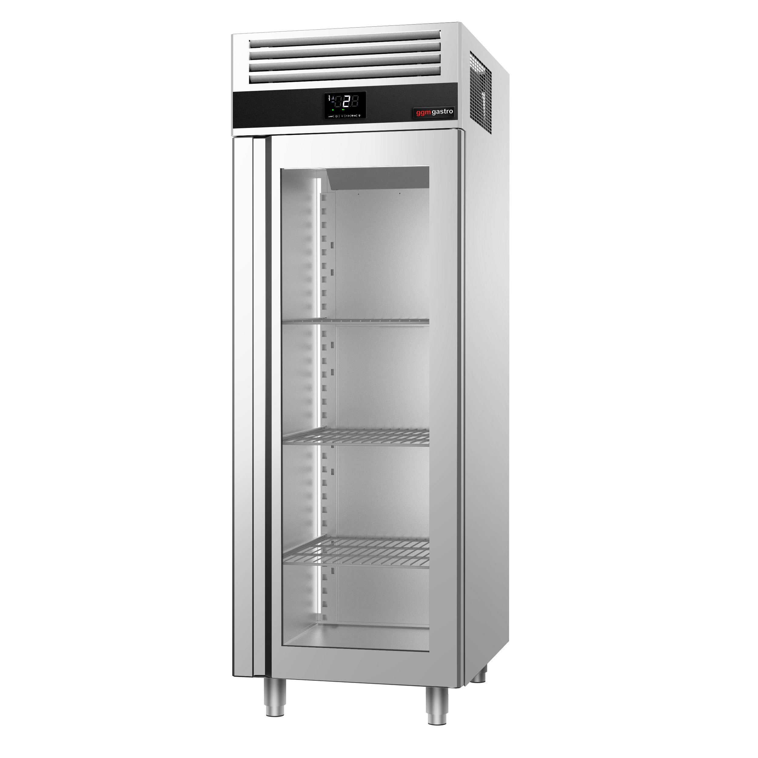 Refrigerator - 0.7 x 0.81 m - with 1 glass door