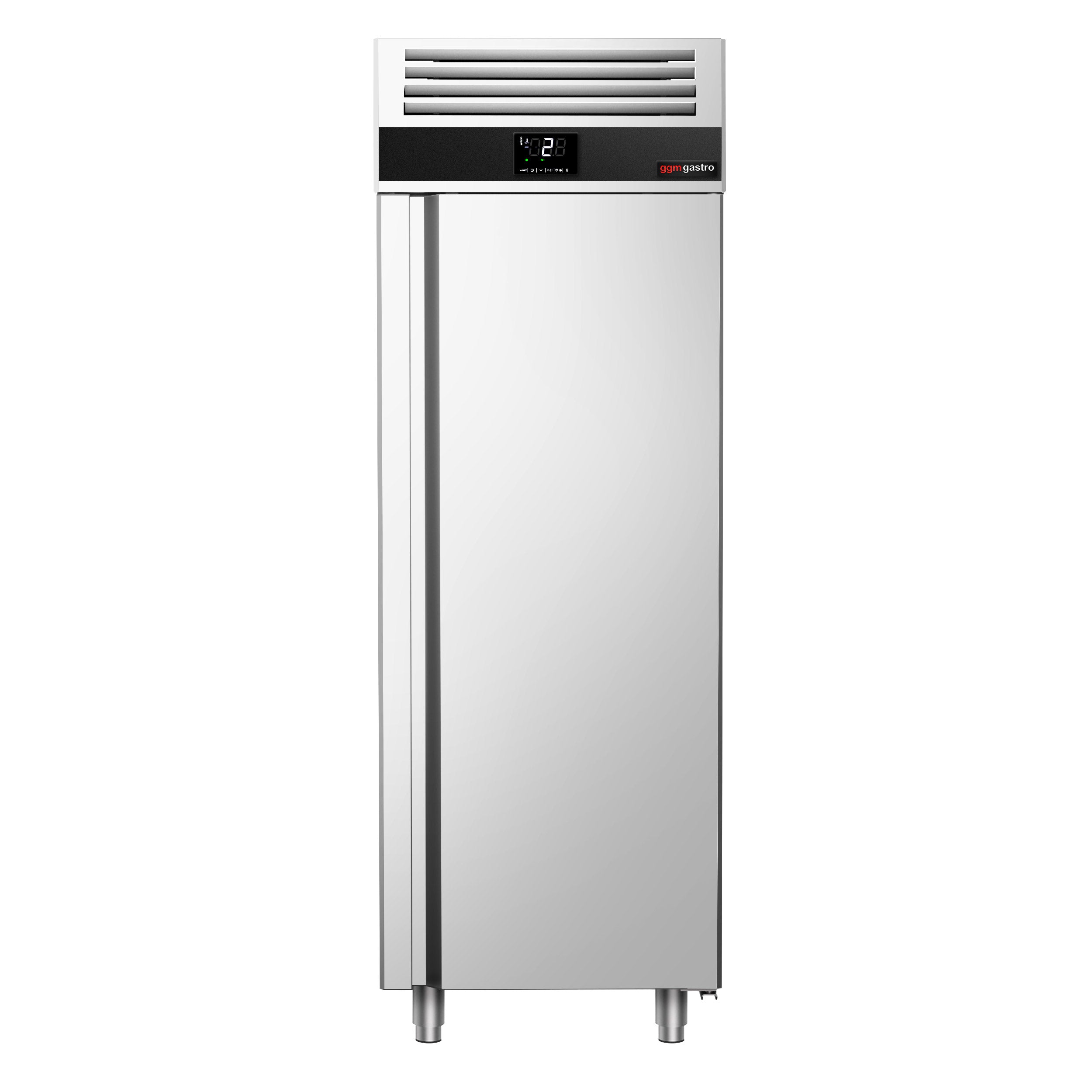Хладилник - 0,7 х 0,81 м - с 1 половин врата от неръждаема стомана