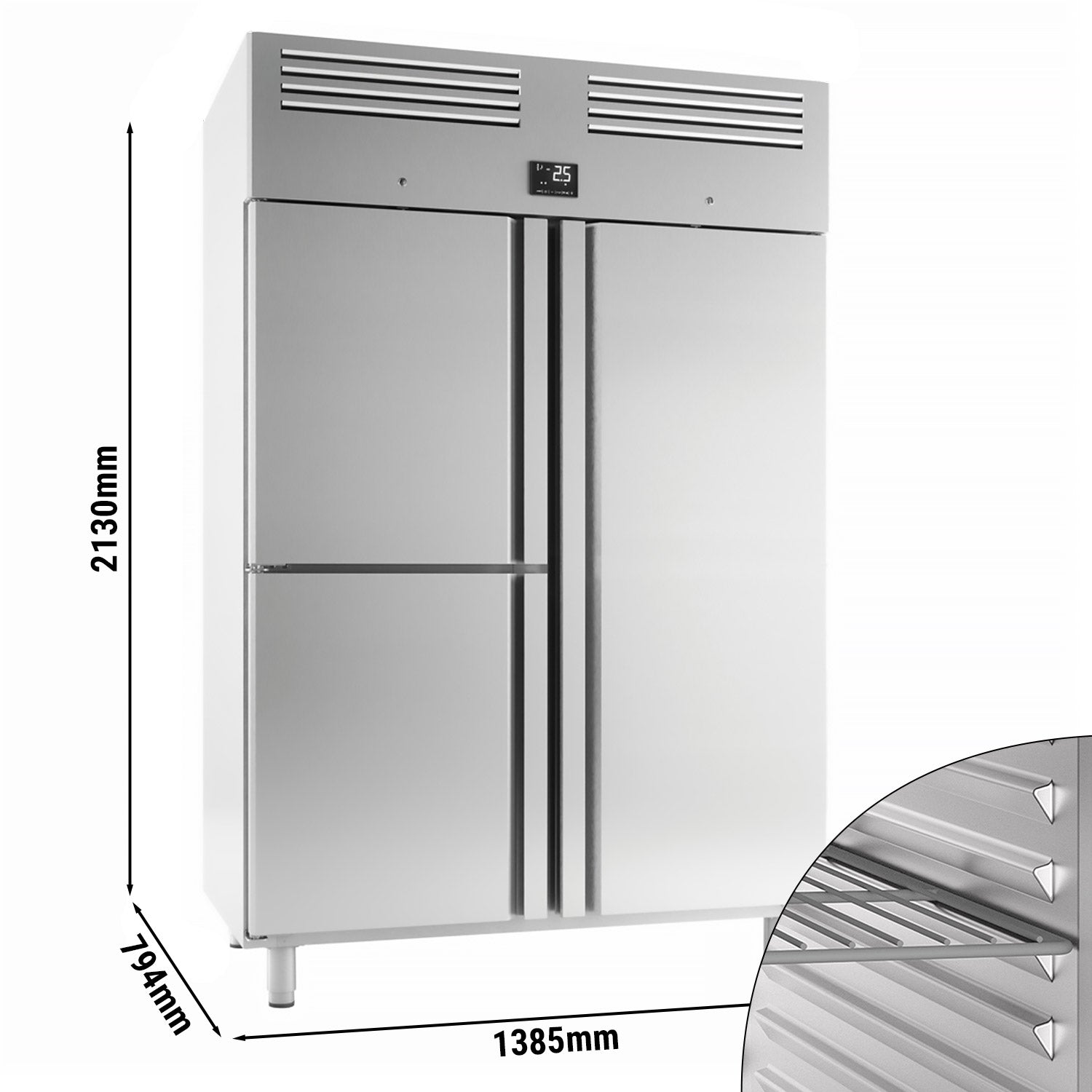 Хладилник (GN 2/1) - с 3 врати