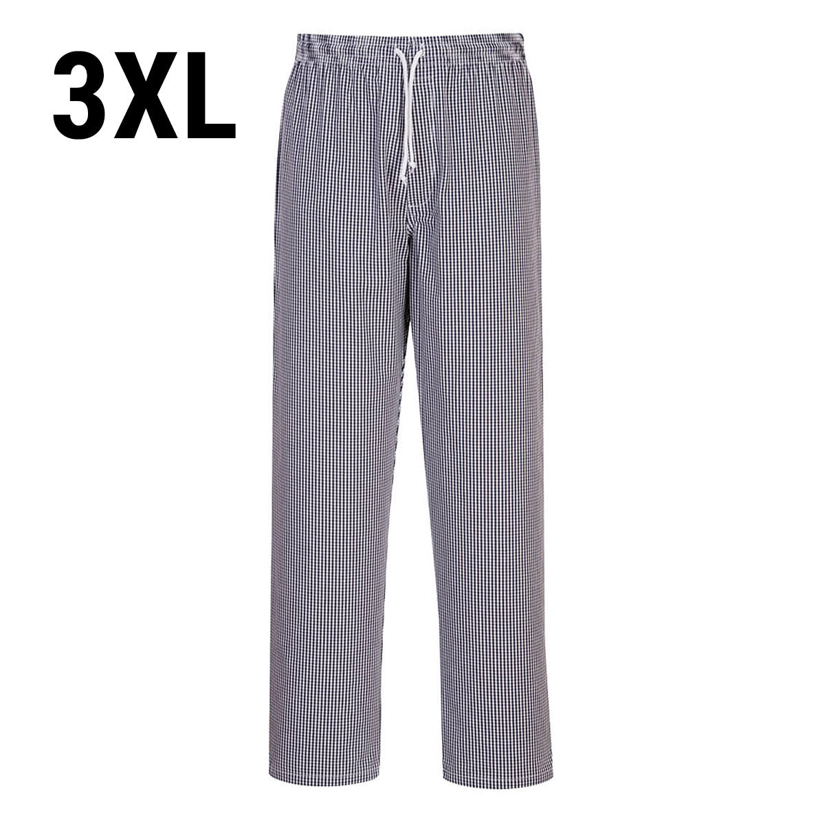 Bromley Chef's Pant - Check - Size: 3XL