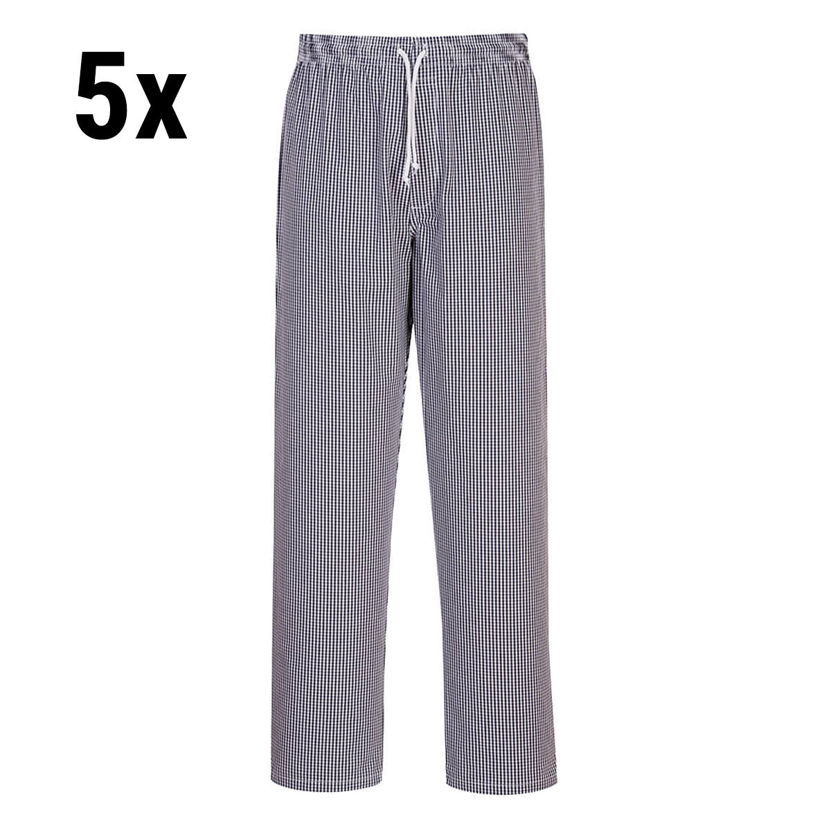 (5 pieces) Bromley cooking trousers - check - size: XS