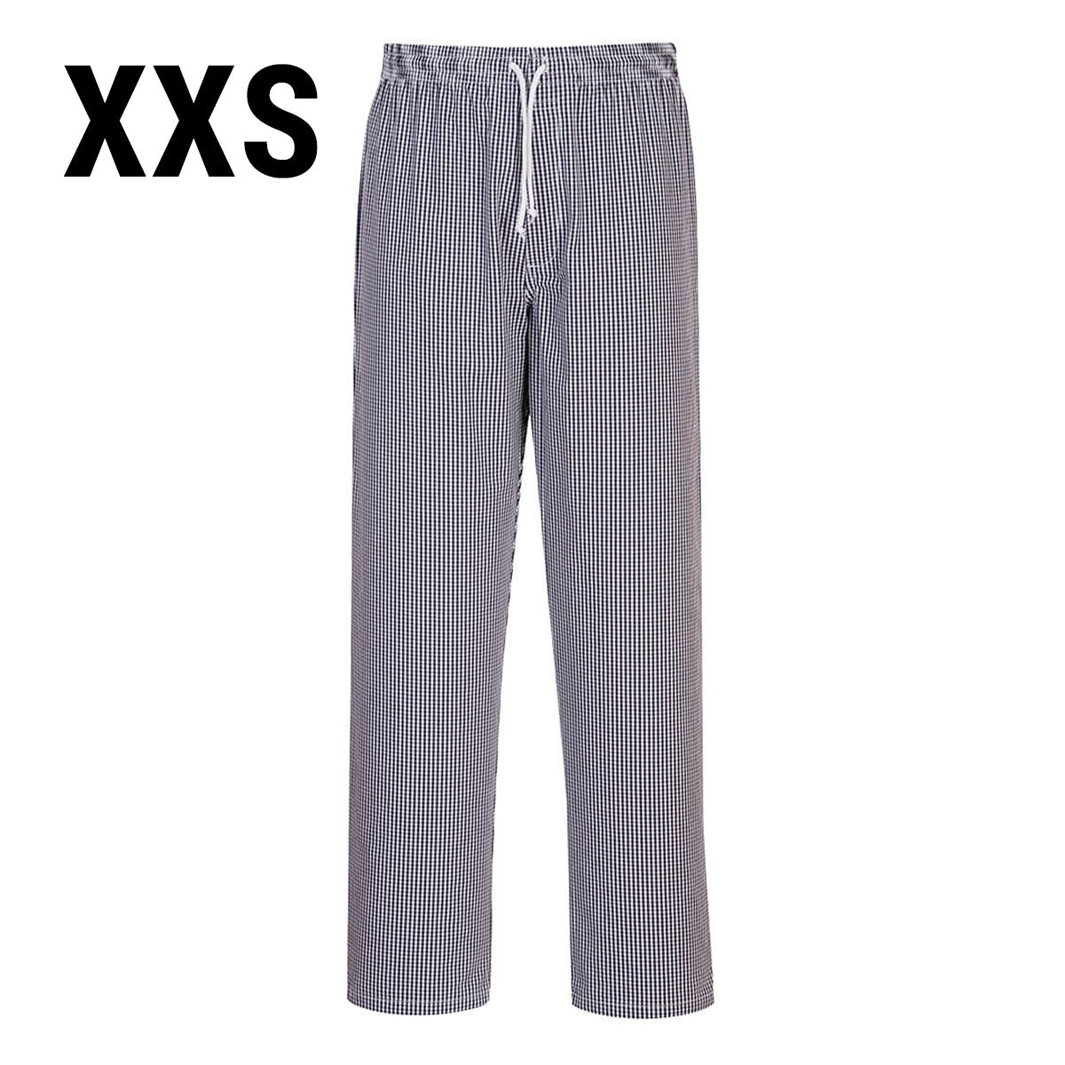 (5 pieces) Bromley Chef's Pant - Check - Size: XXS