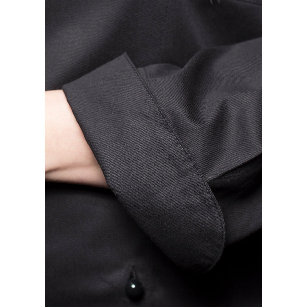 (6 pieces) Karlowsky Chef's Basic Jacket - Black - Size: XXL