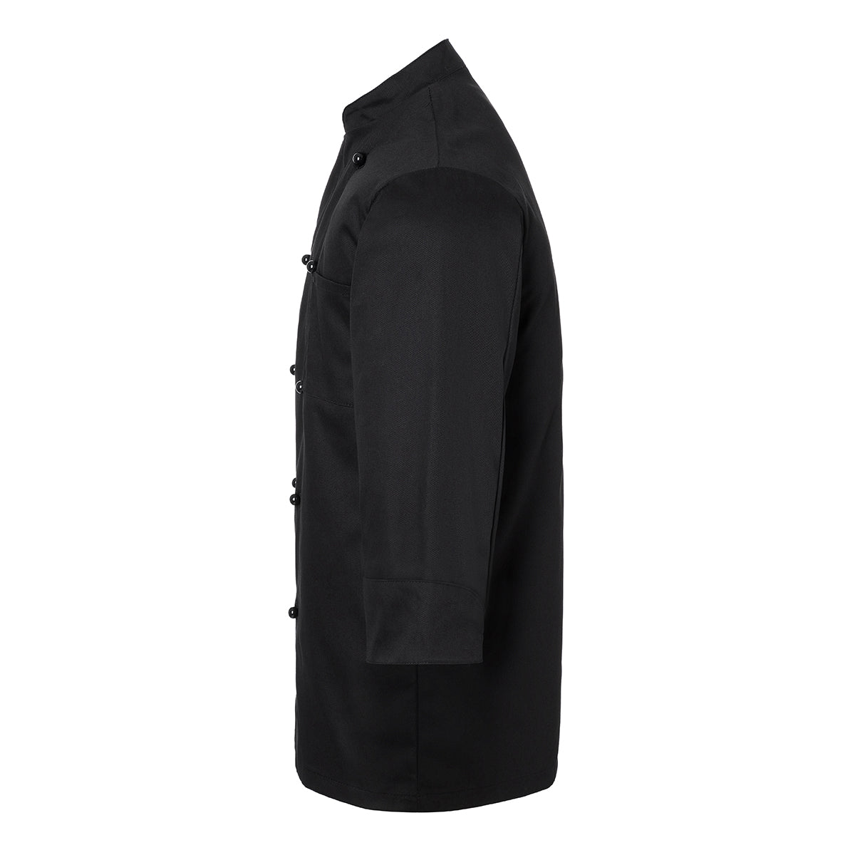 (6 pieces) Karlowsky Chef's Basic Jacket - Black - Size: XXL