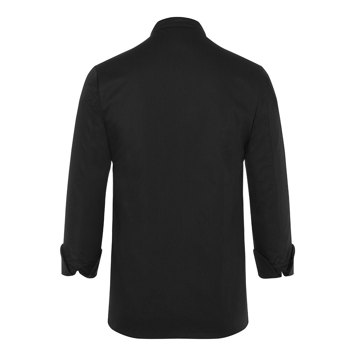 (6 pieces) Karlowsky Chef's Basic Jacket - Black - Size: XXL