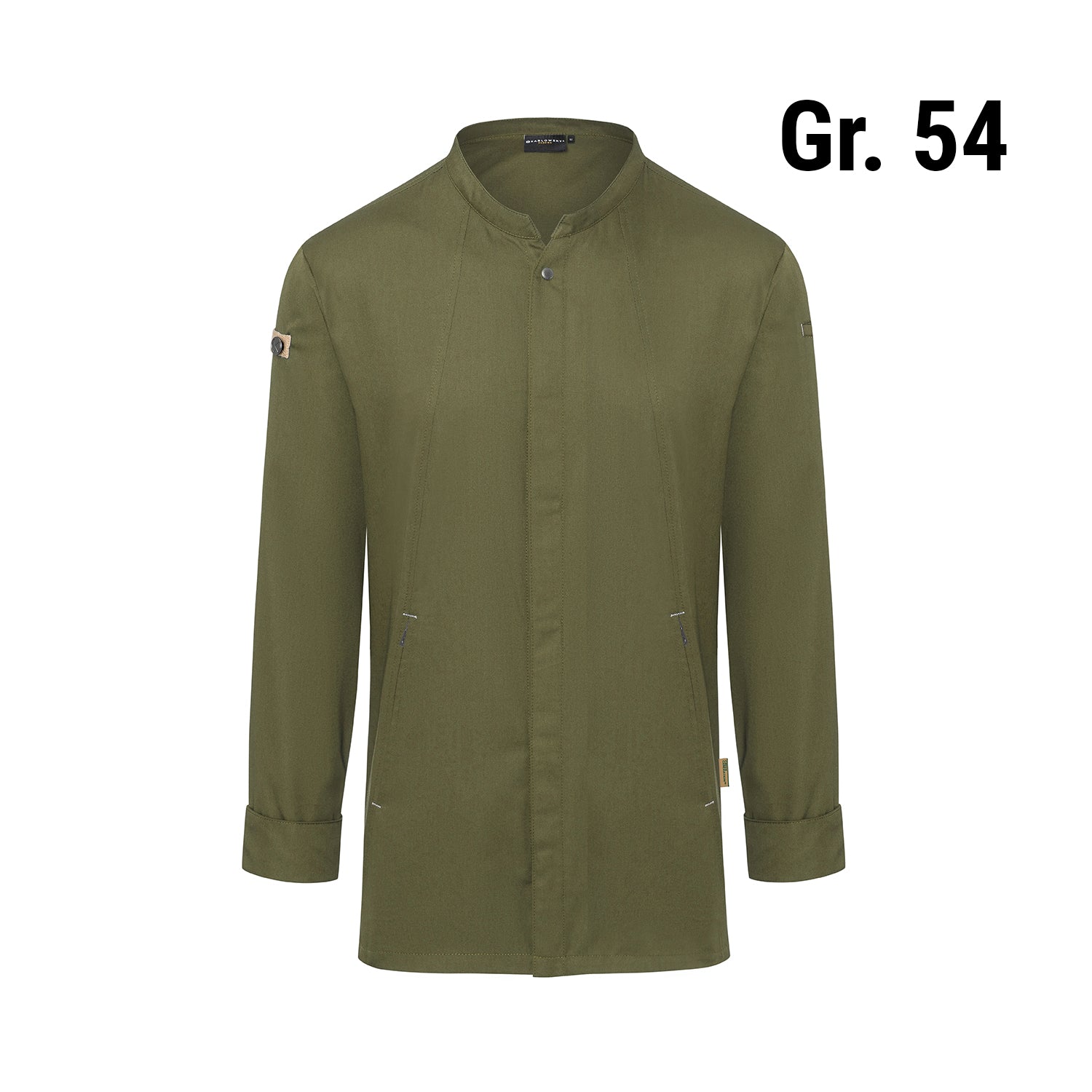 KARLOWSKY | Green-Generation chef jacket - green moss - size: 54