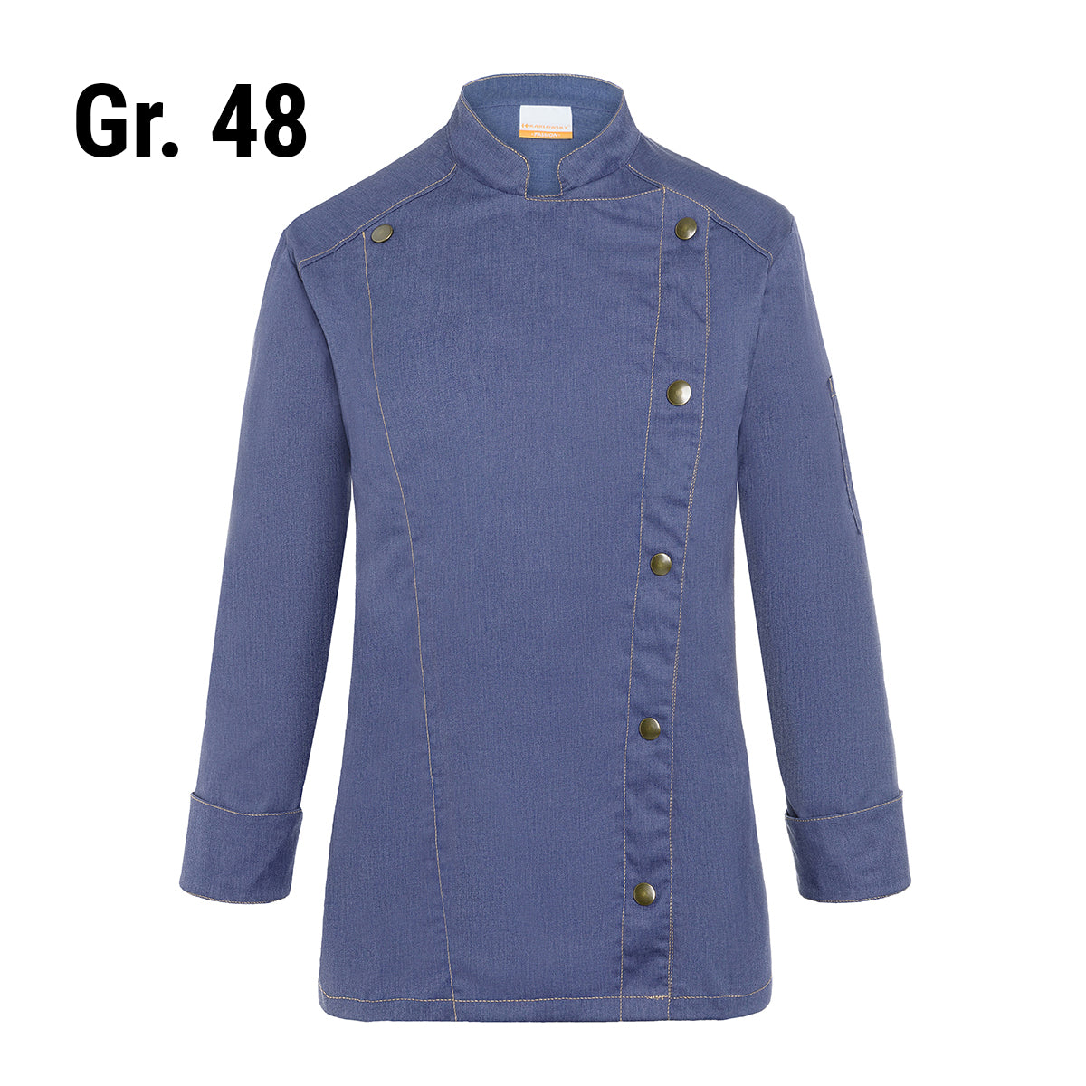 Дамско яке Karlowsky Chef Jacket-Style - Vintage Blue - Размер: 48