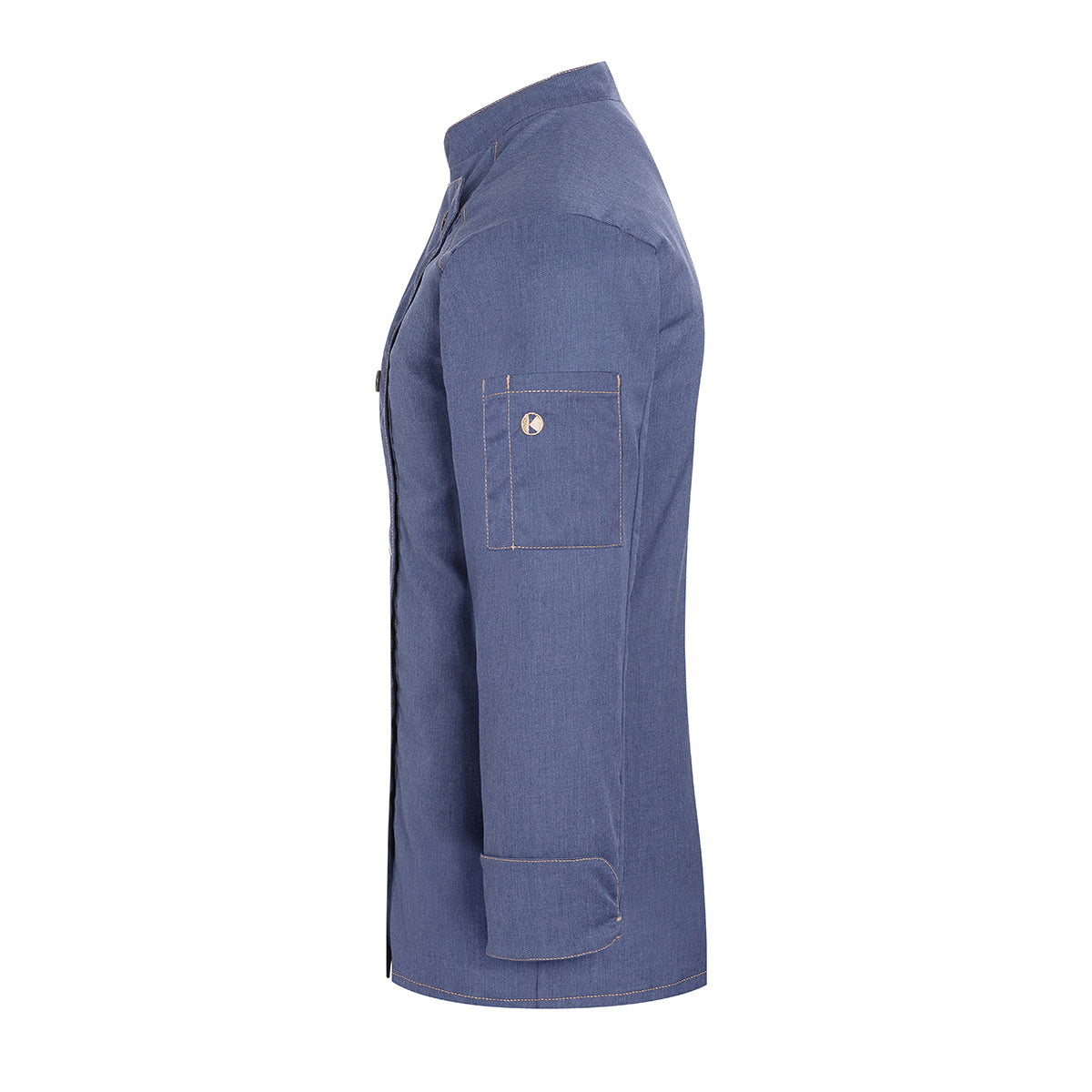 (6 броя) Дамско яке Karlowsky Chef Jeans-Style - Vintage Blue - Размер: 58