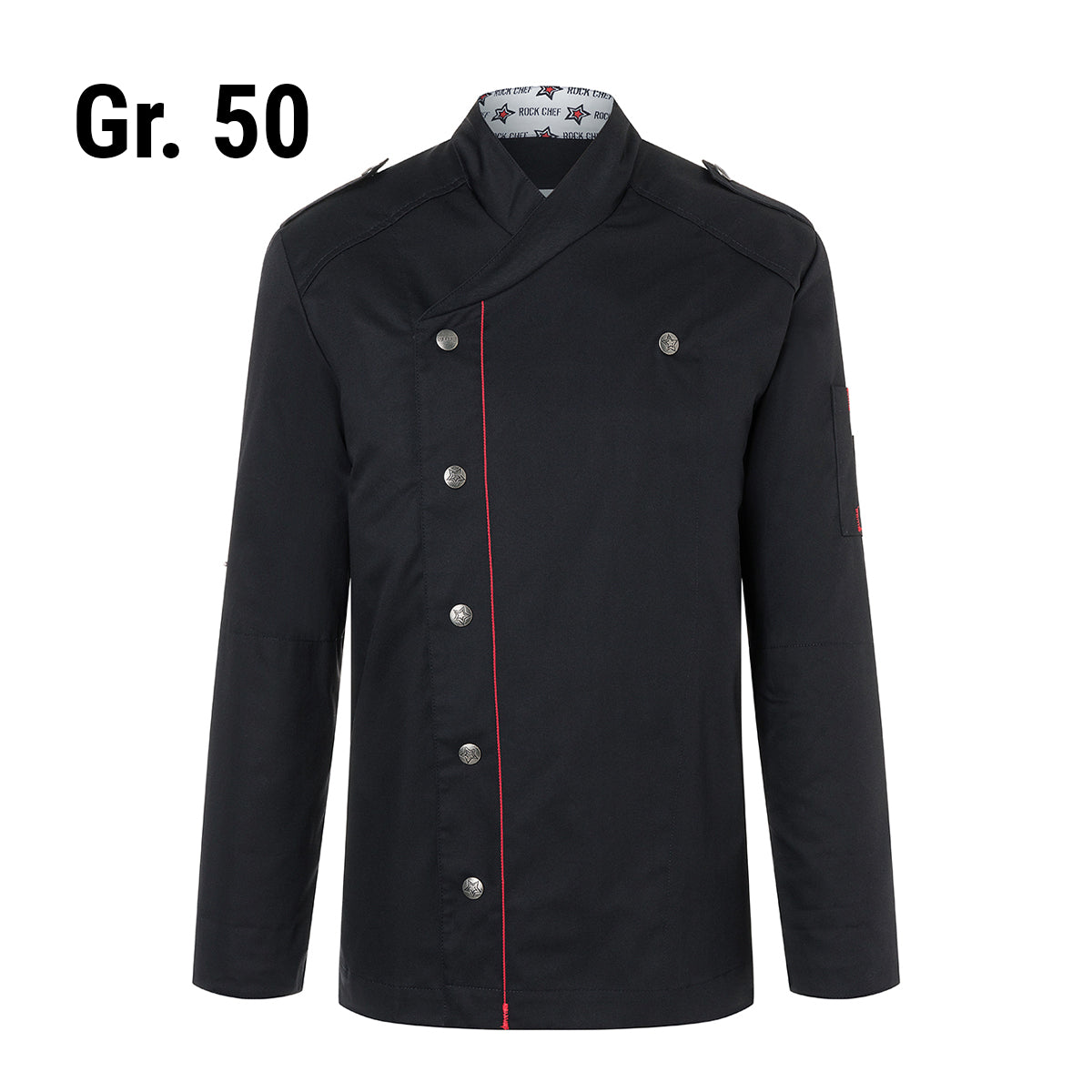 Karlowsky ROCK CHEF® Jacket - Black - Size: 50