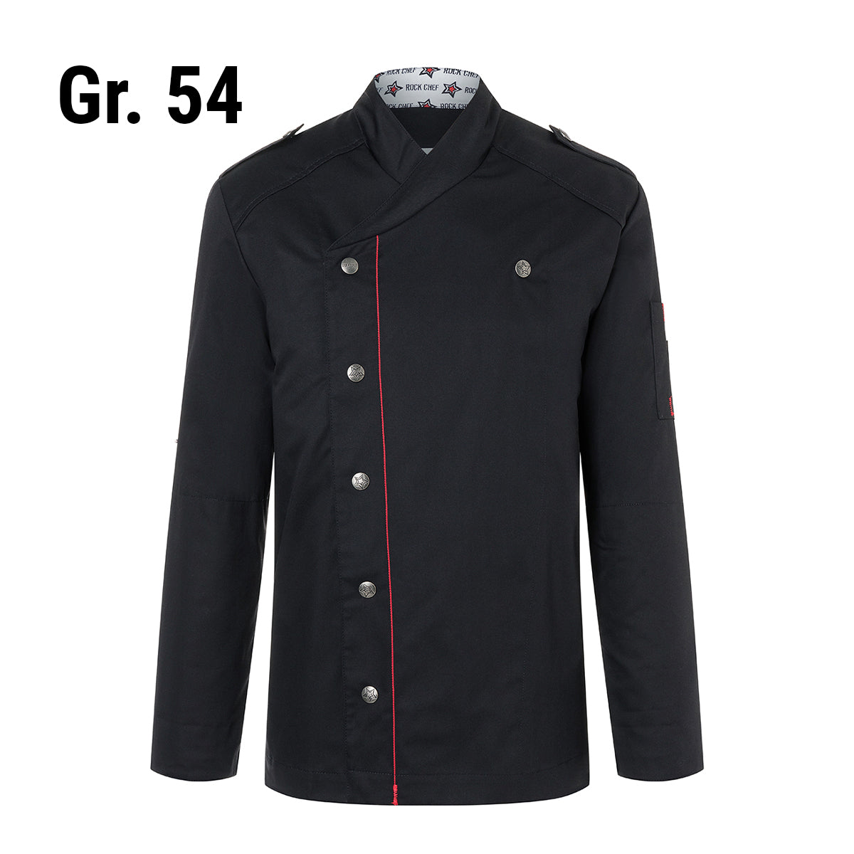 Karlowsky ROCK CHEF® Chef Jacket - Black - Size: 54