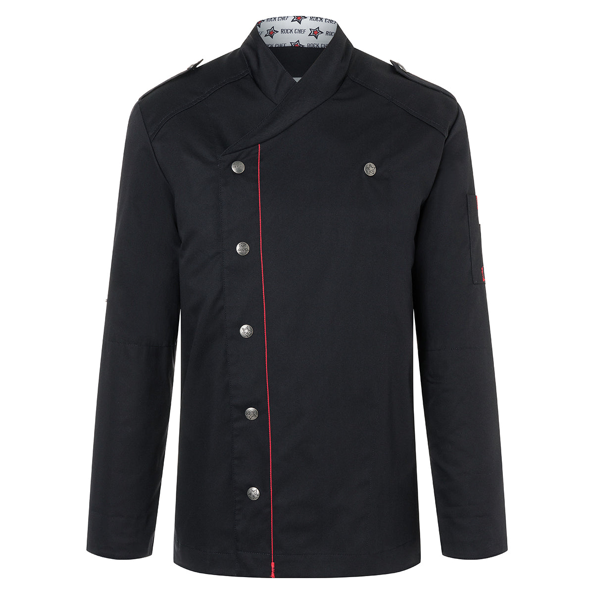 Karlowsky ROCK CHEF® Chef Jacket - Black - Size: 44