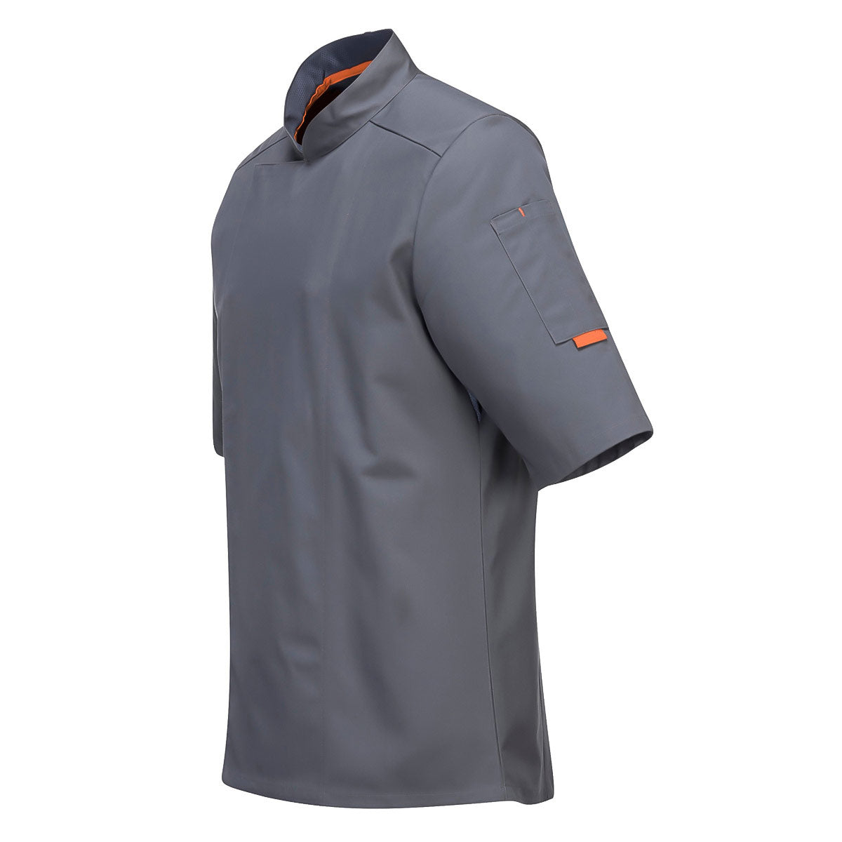 MeshAir Pro Short Sleeve Chef Jacket - Gray - Size: 3XL